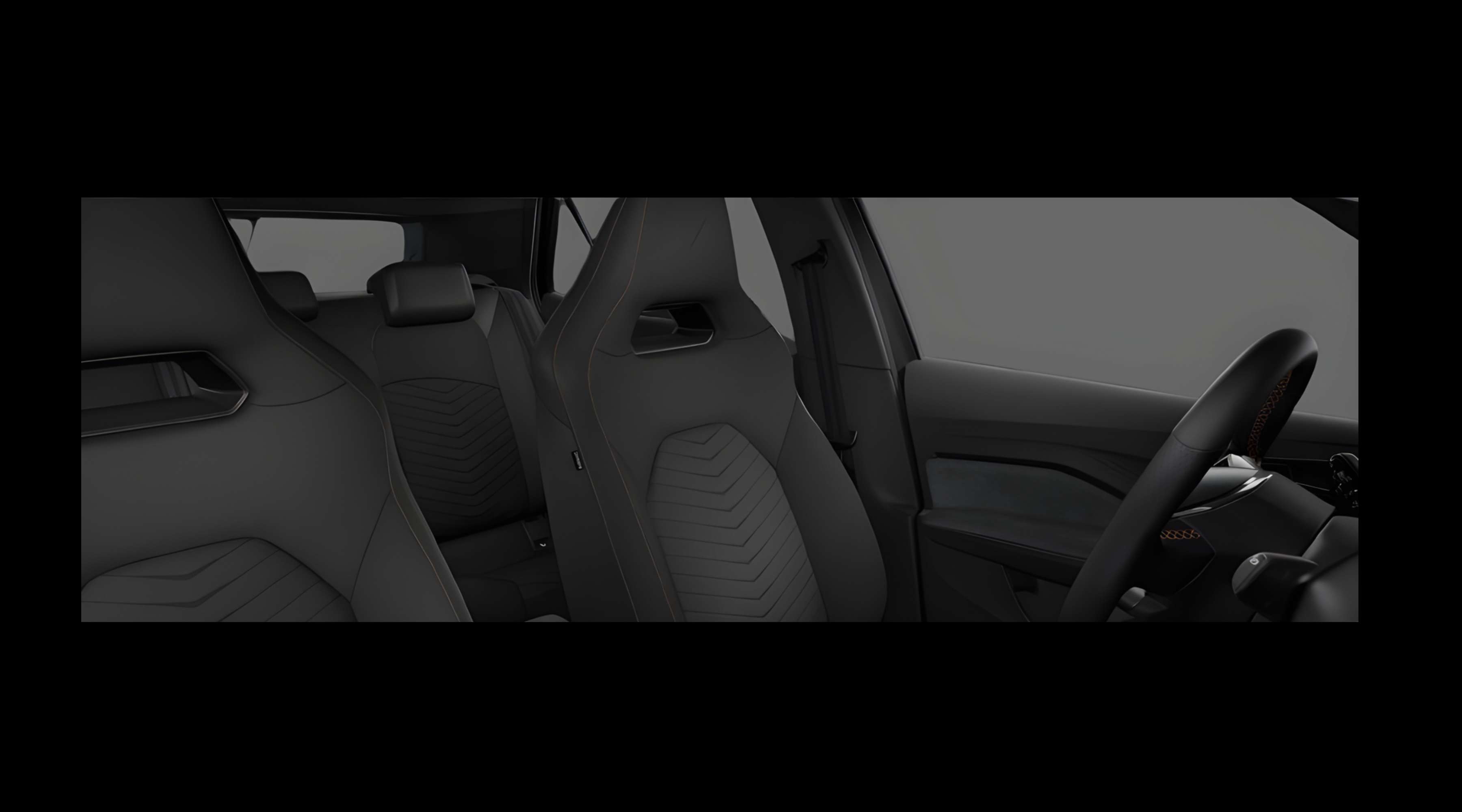 Ansicht der Frontsitze eines CUPRA Born