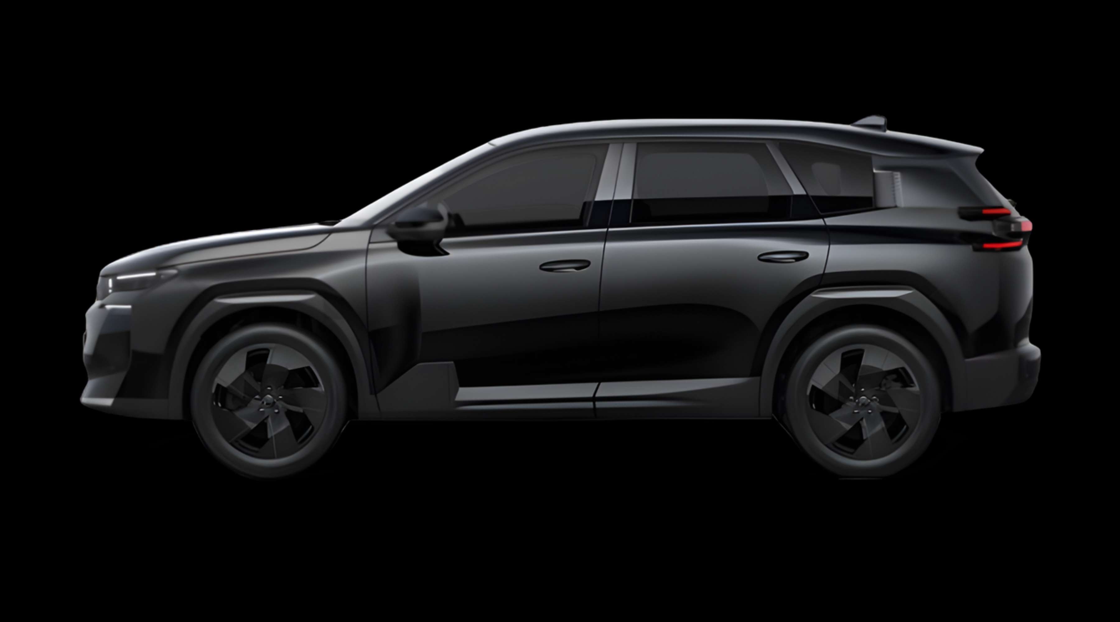 Seitenansicht eines Citroën C5 Aircross