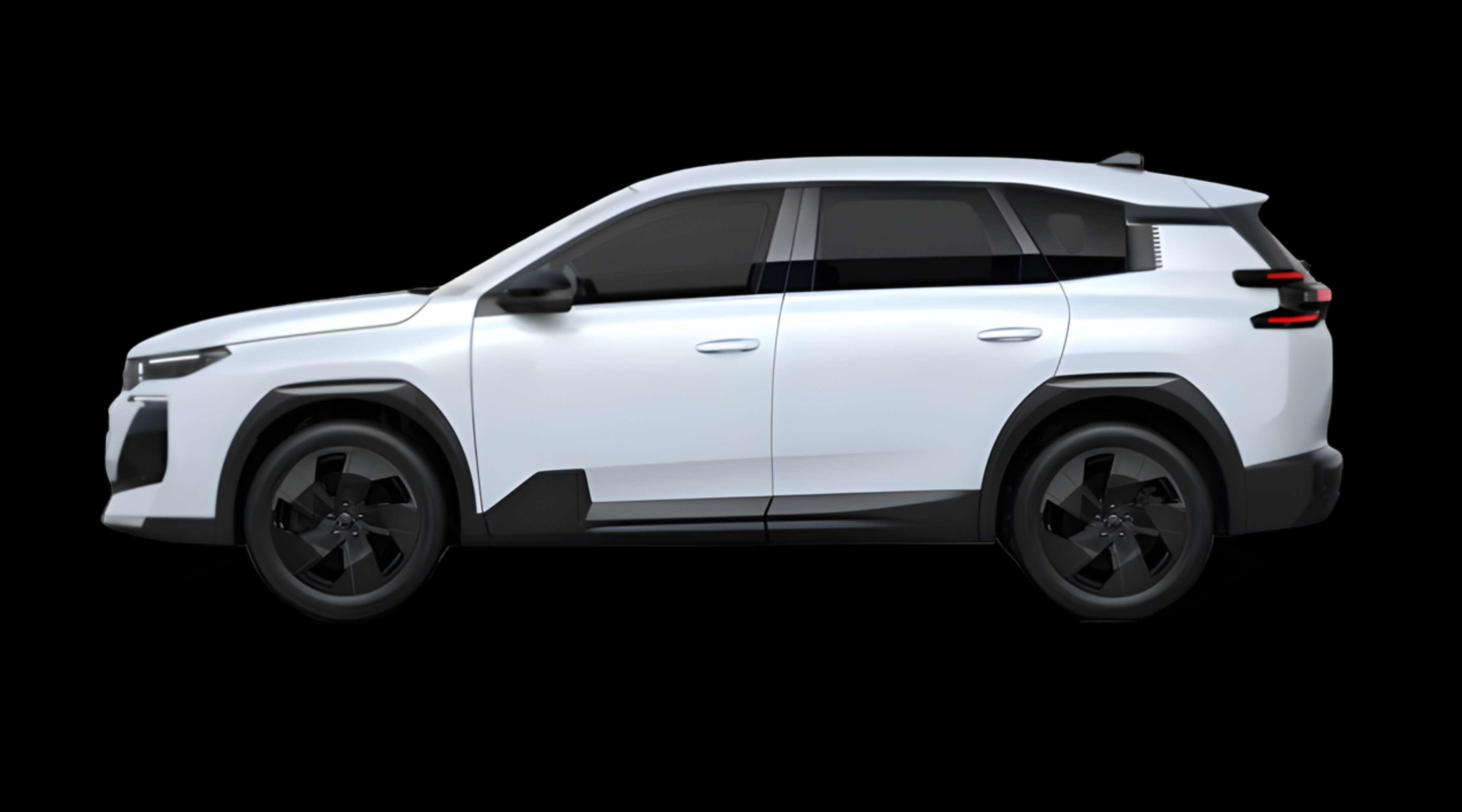 Seitenansicht eines Citroën C5 Aircross