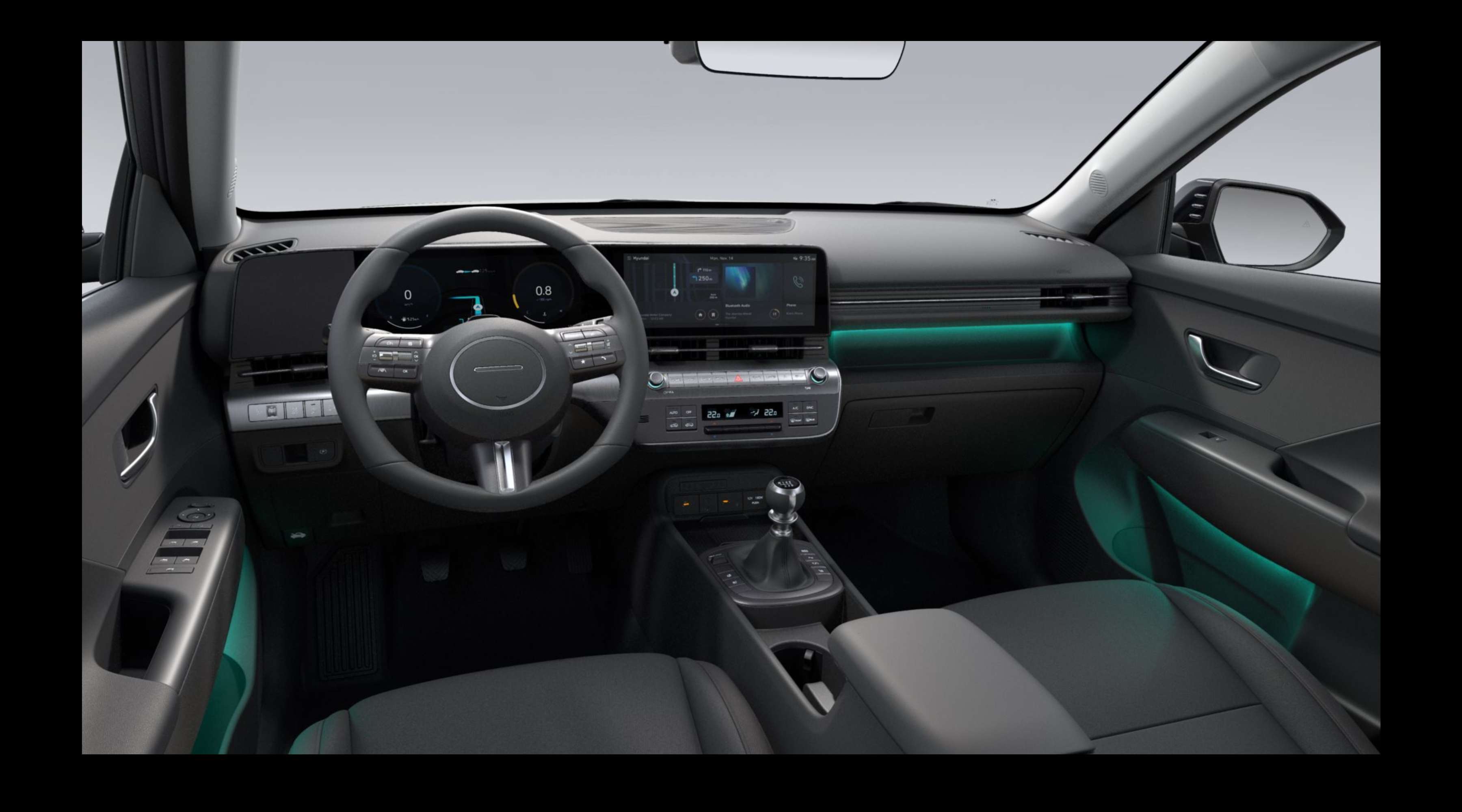 Armaturenbrett eines Hyundai Kona