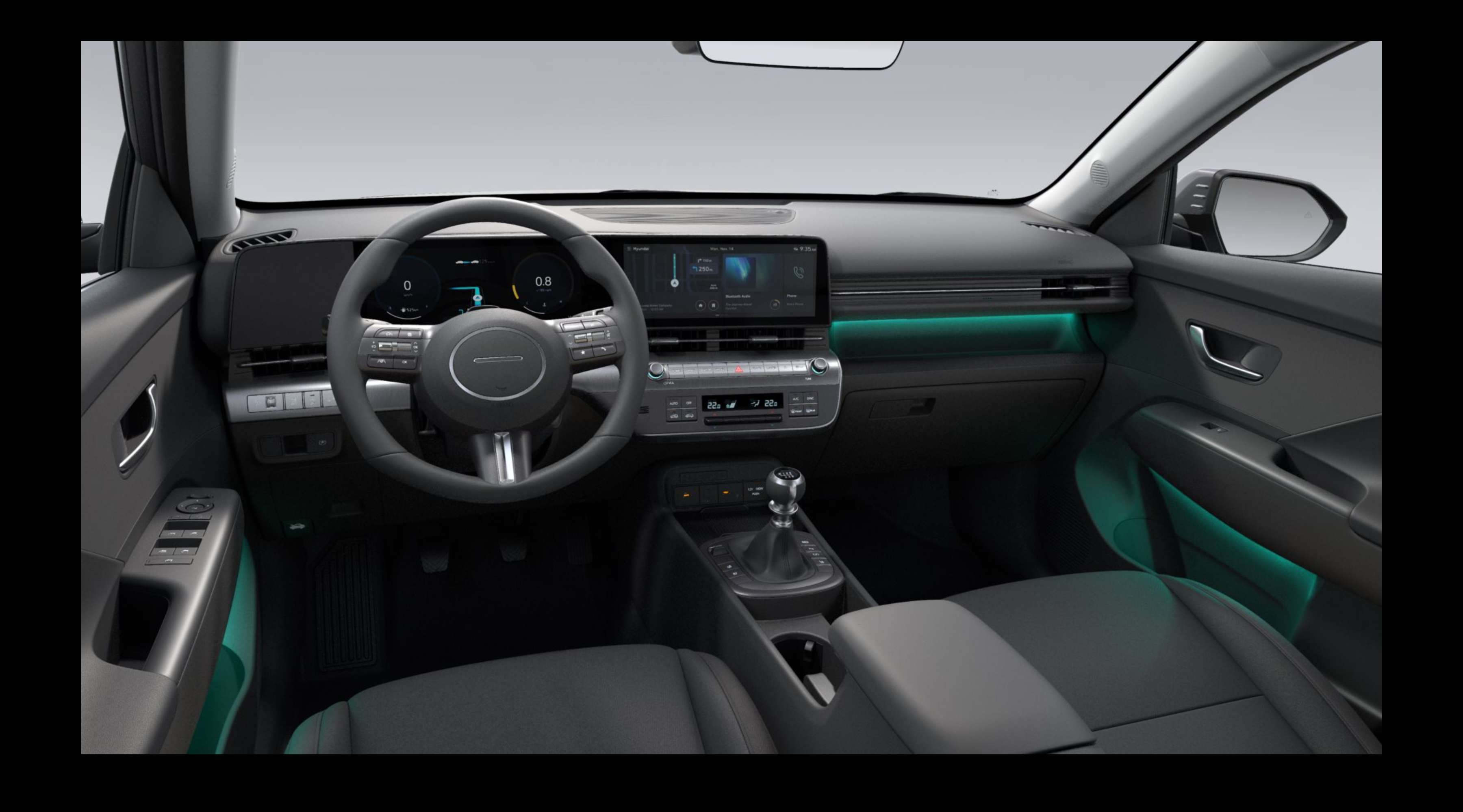 Armaturenbrett eines Hyundai Kona