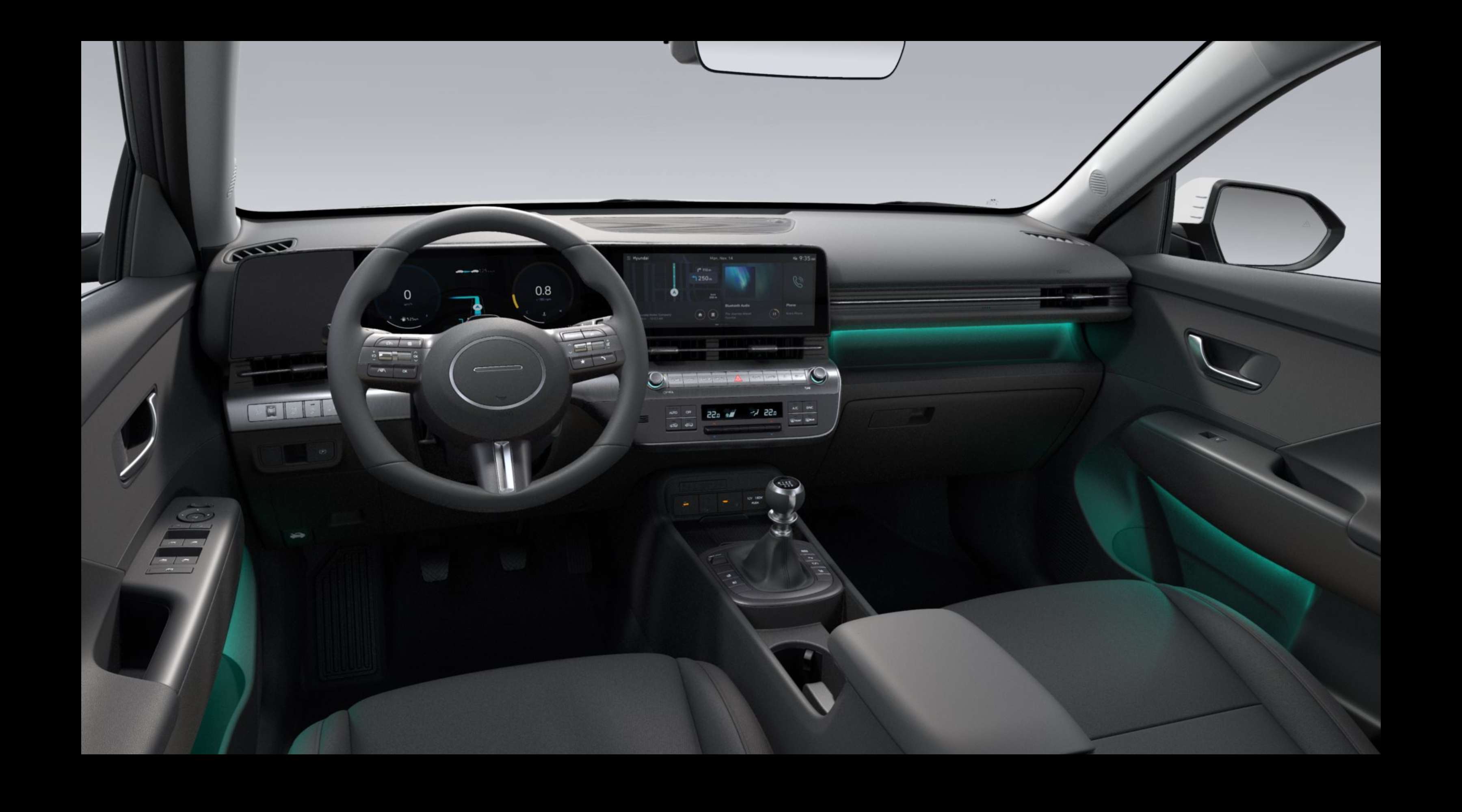 Armaturenbrett eines Hyundai Kona