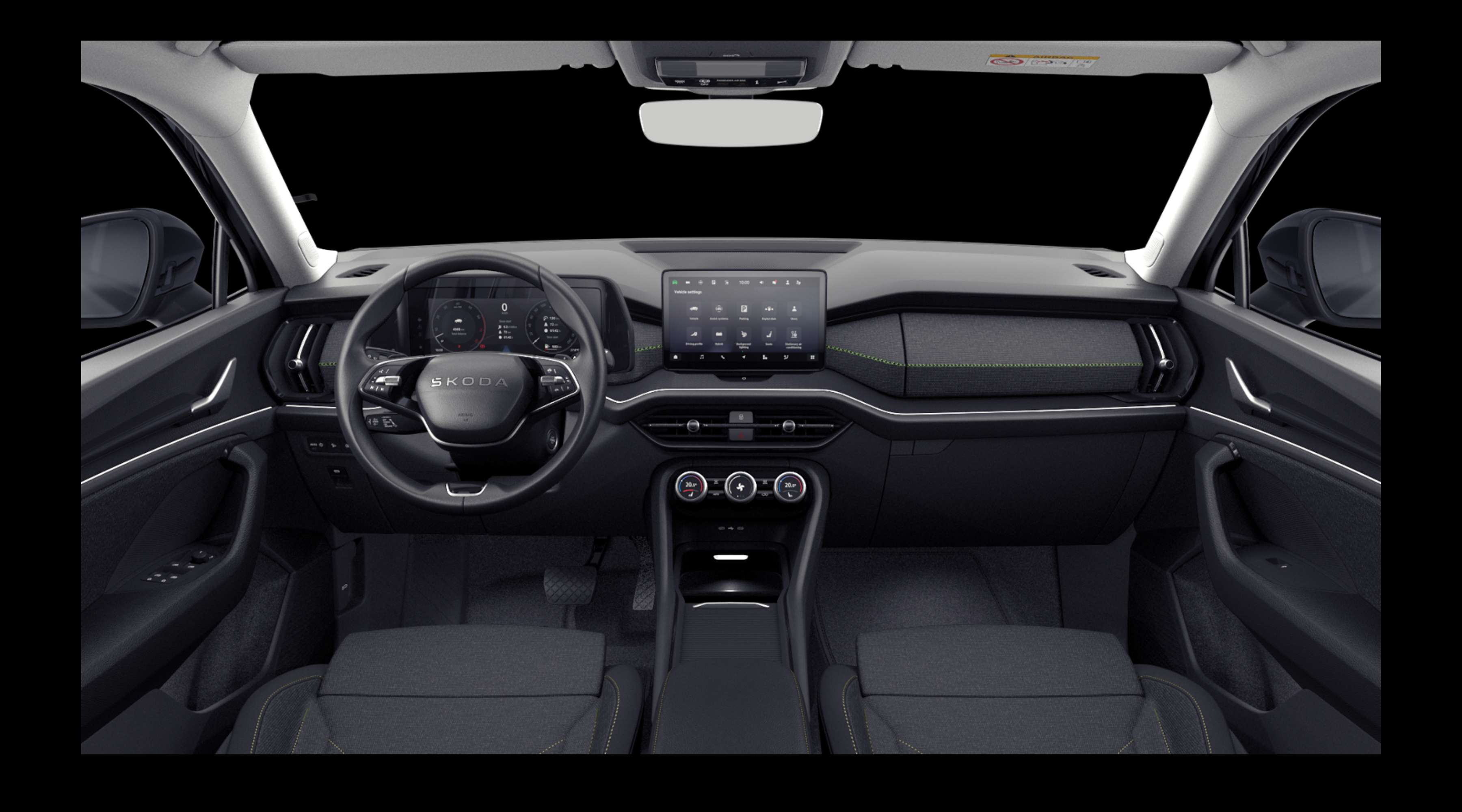 Armaturenbrett eines Skoda Kodiaq