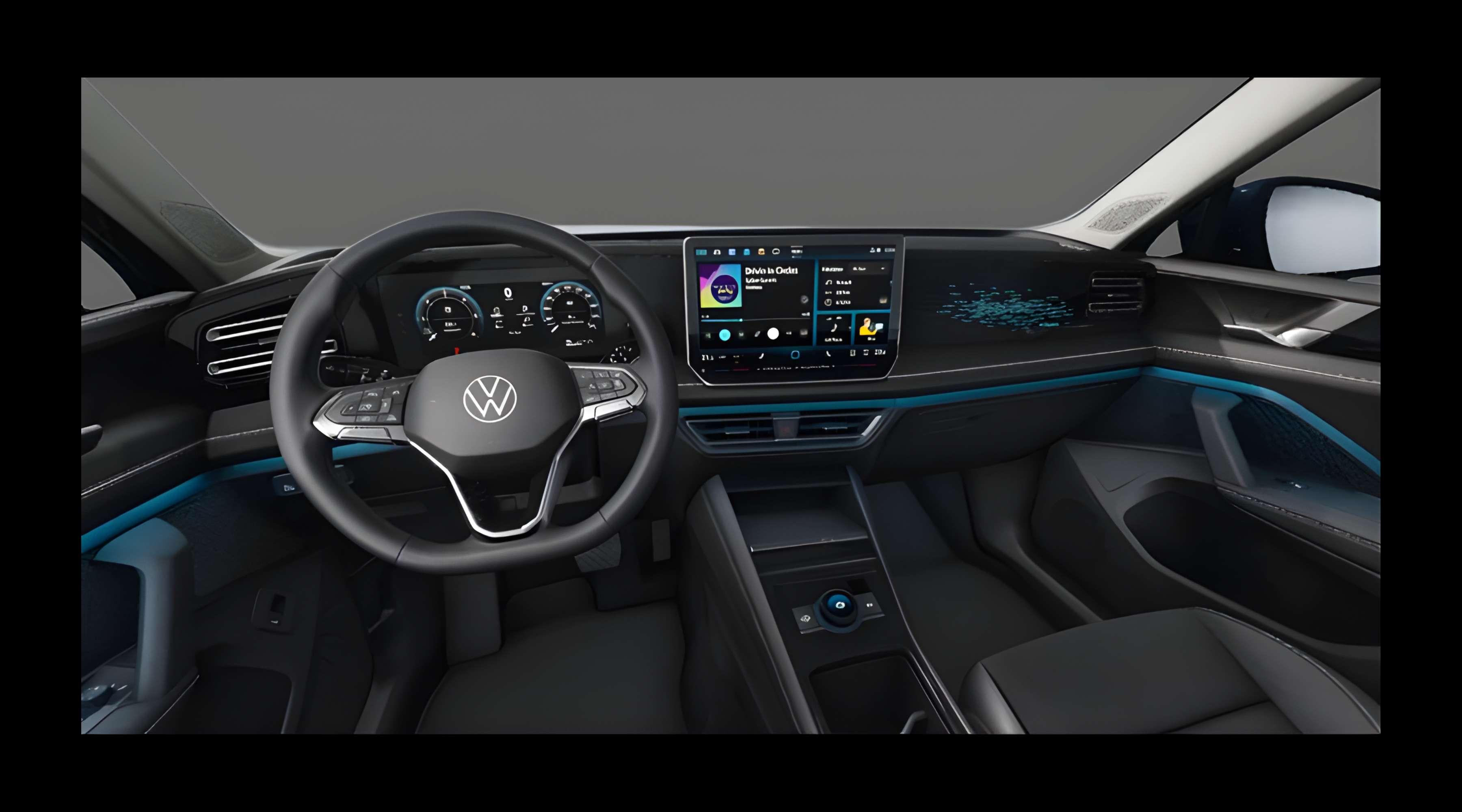 Armaturenbrett eines Volkswagen Tiguan