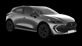 Schräge Frontansicht auf einen Renault Clio Esprit Alpine, freigestellt