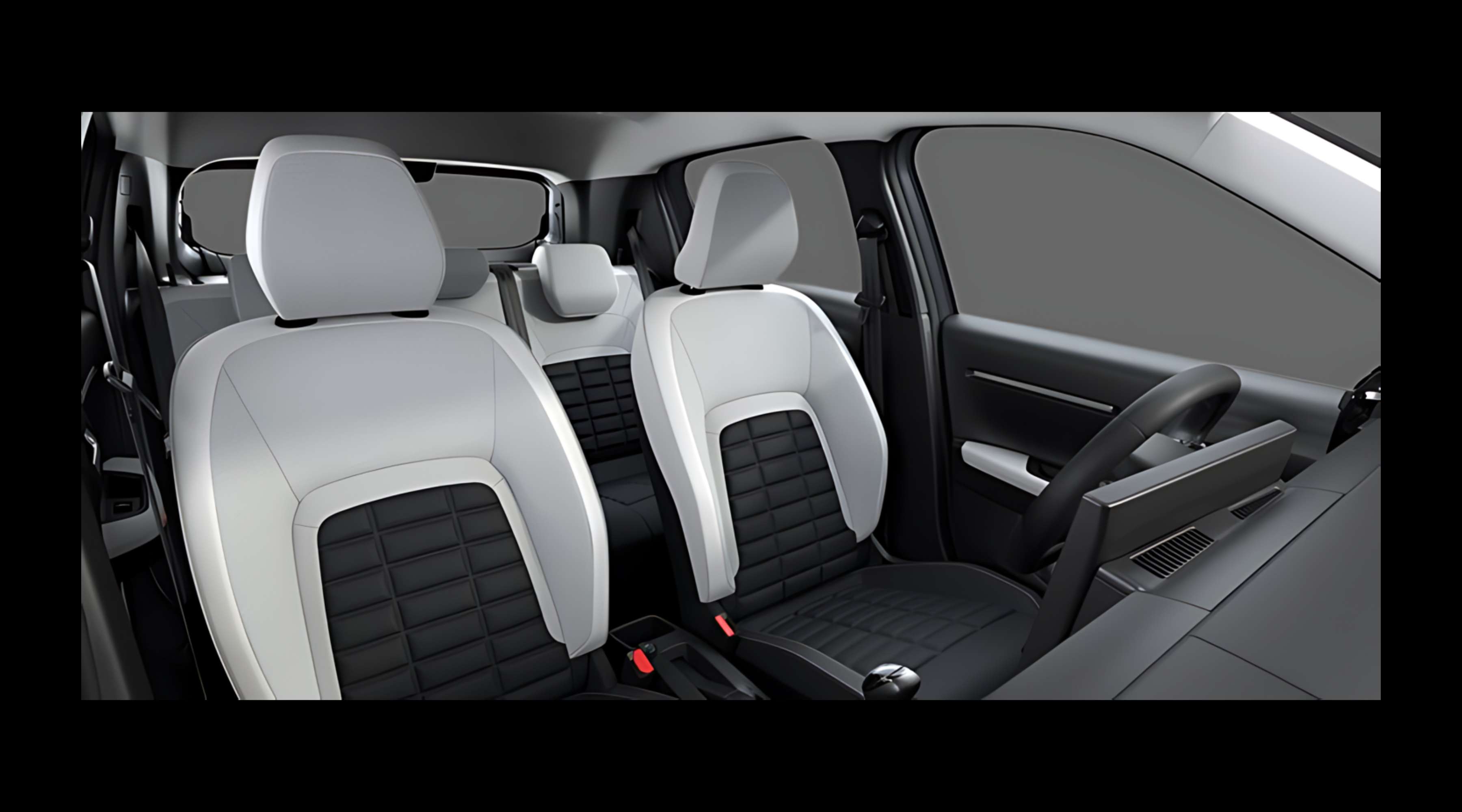 Vordersitze eines Citroën C3