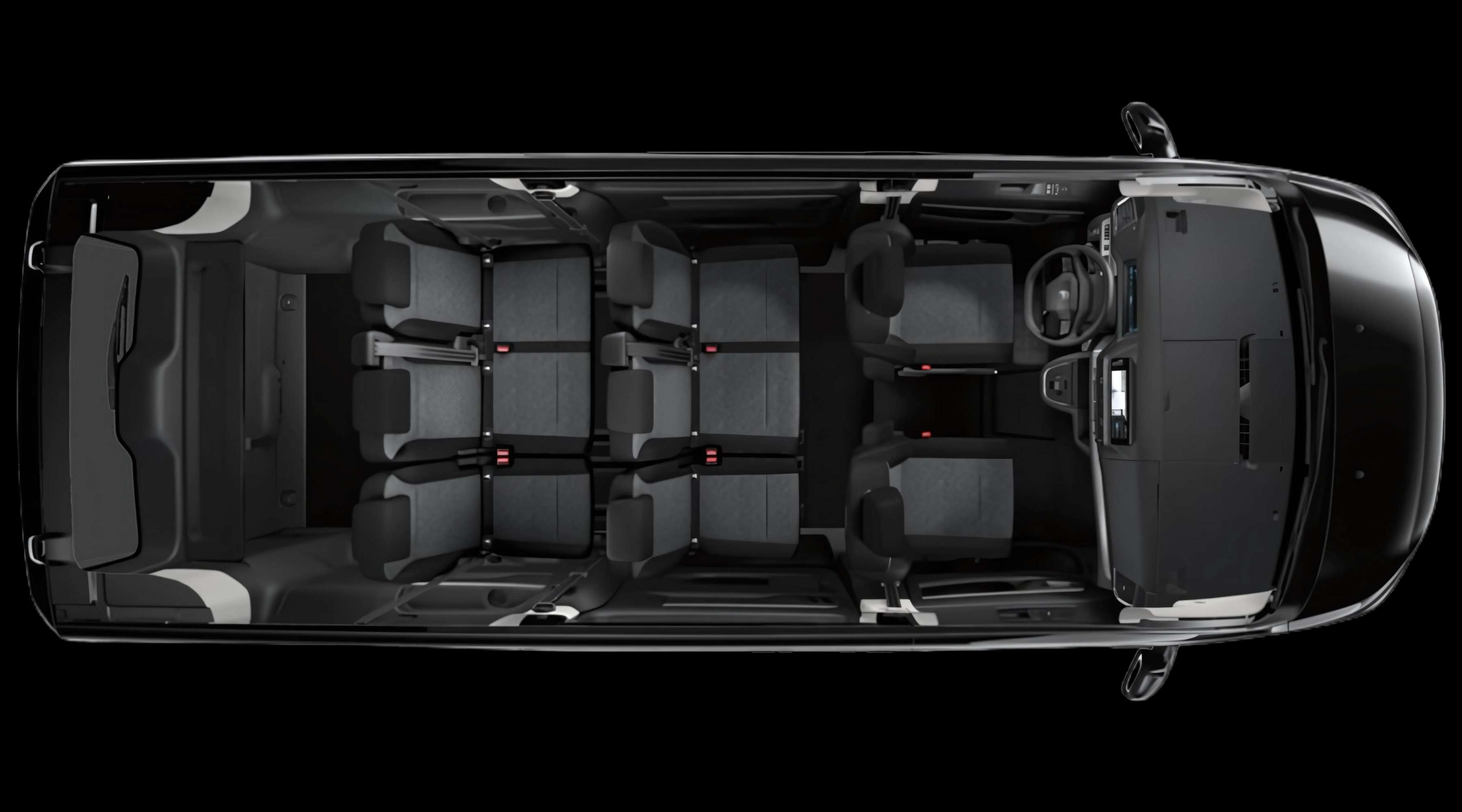 Rücksitzbank eines Citroën SpaceTourer