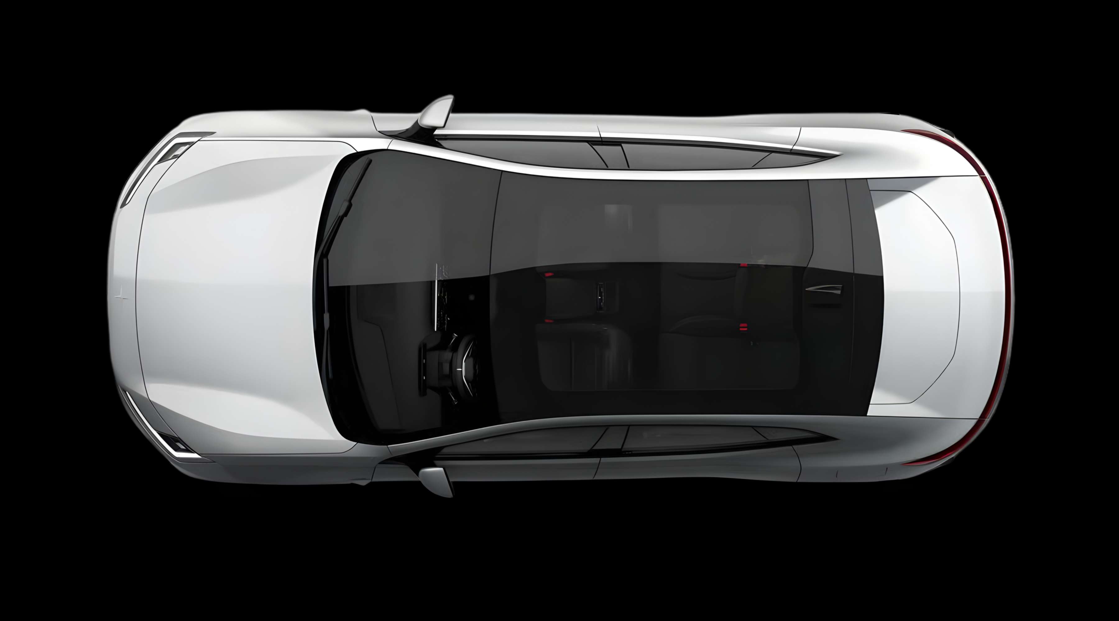 Frontansicht eines Polestar 4, freigestellt