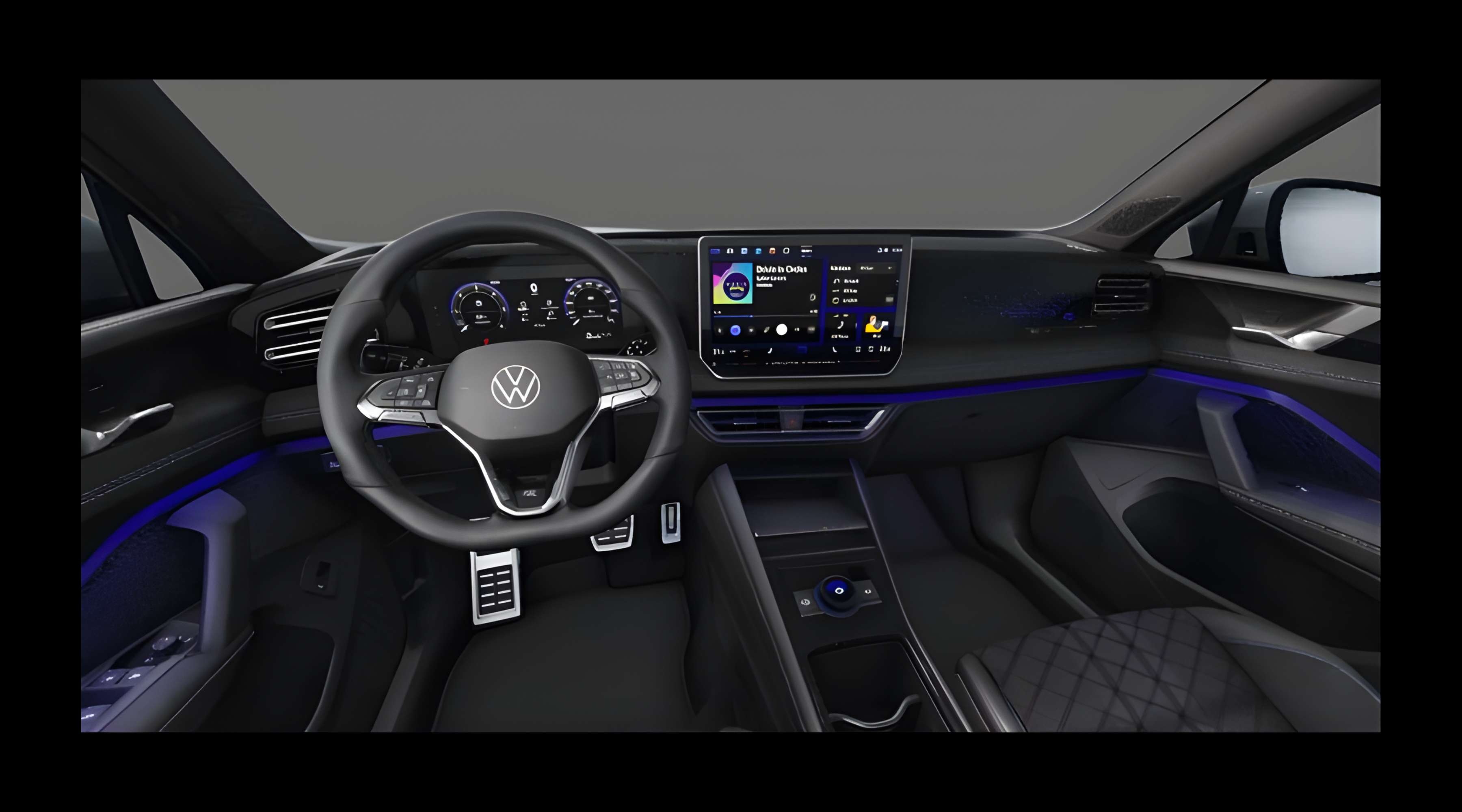 Armaturenbrett eines Volkswagen Tiguan