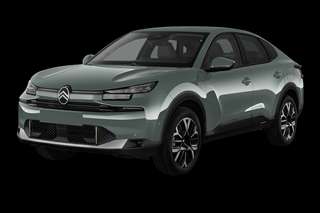 Schräge Frontansicht auf einen Citroën C4 X MAX, freigestellt