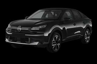 Schräge Frontansicht auf einen Citroën C4 X MAX, freigestellt