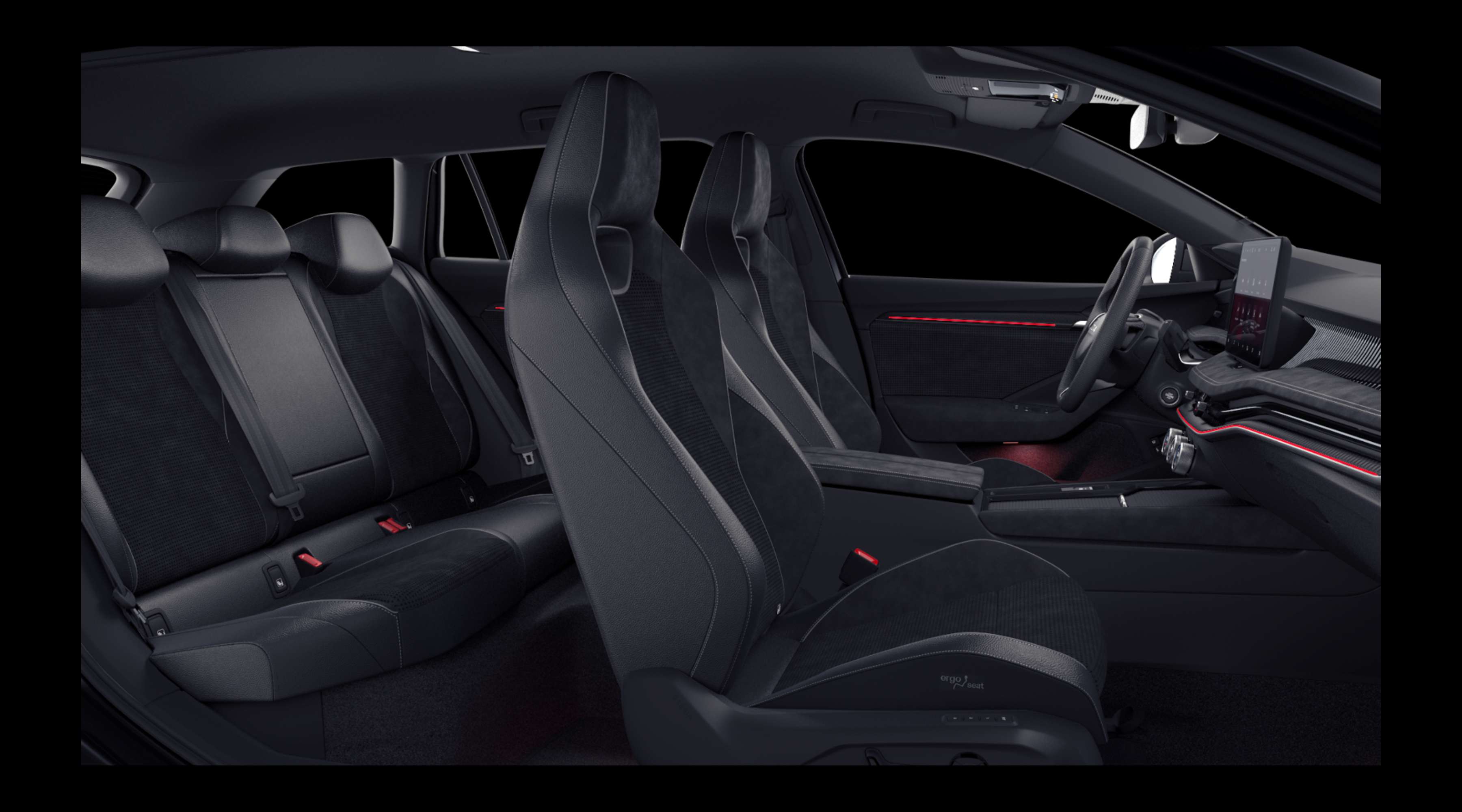 Vordersitze eines Skoda Superb