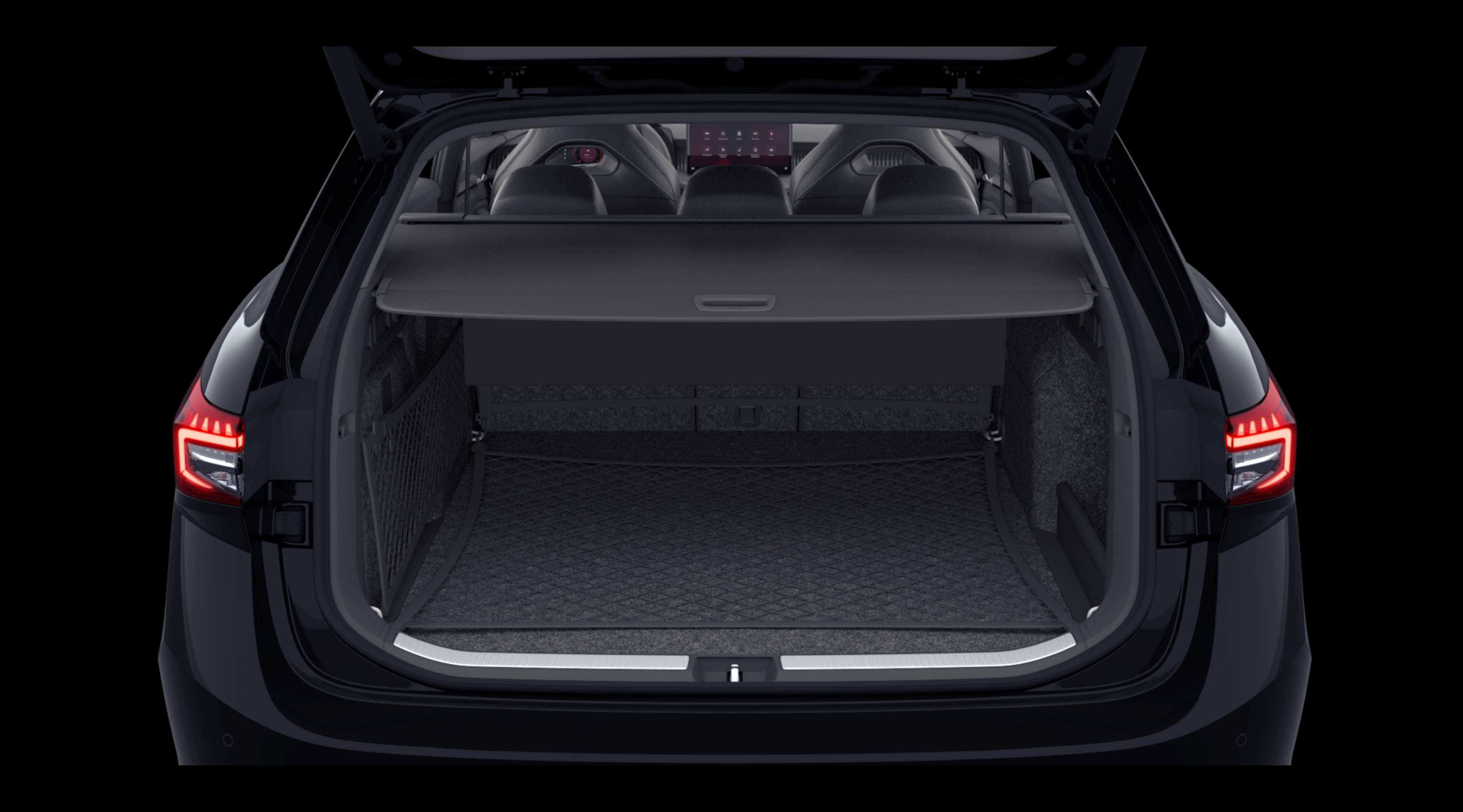 Kofferraum eines Skoda Superb