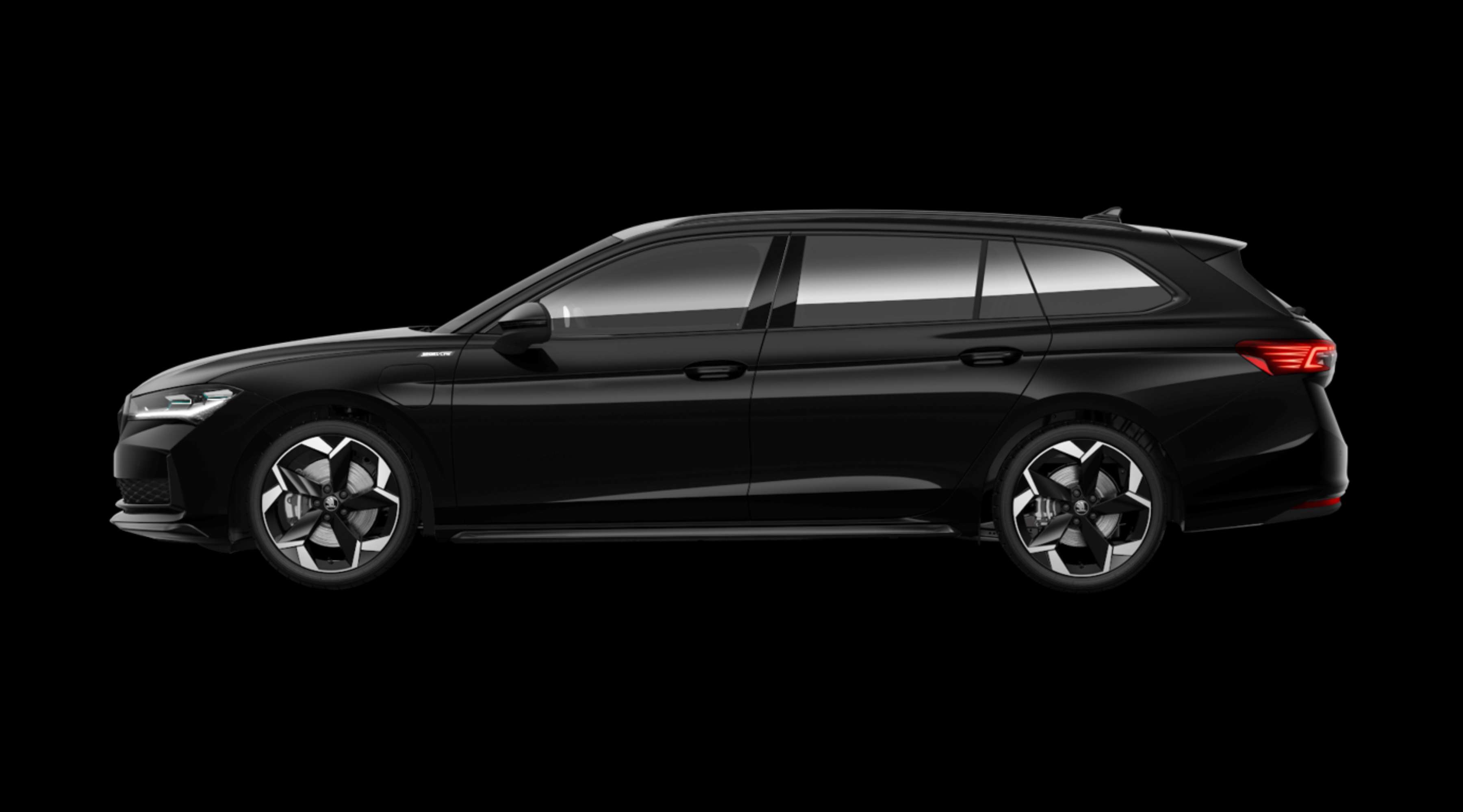 Seitenansicht eines Skoda Superb