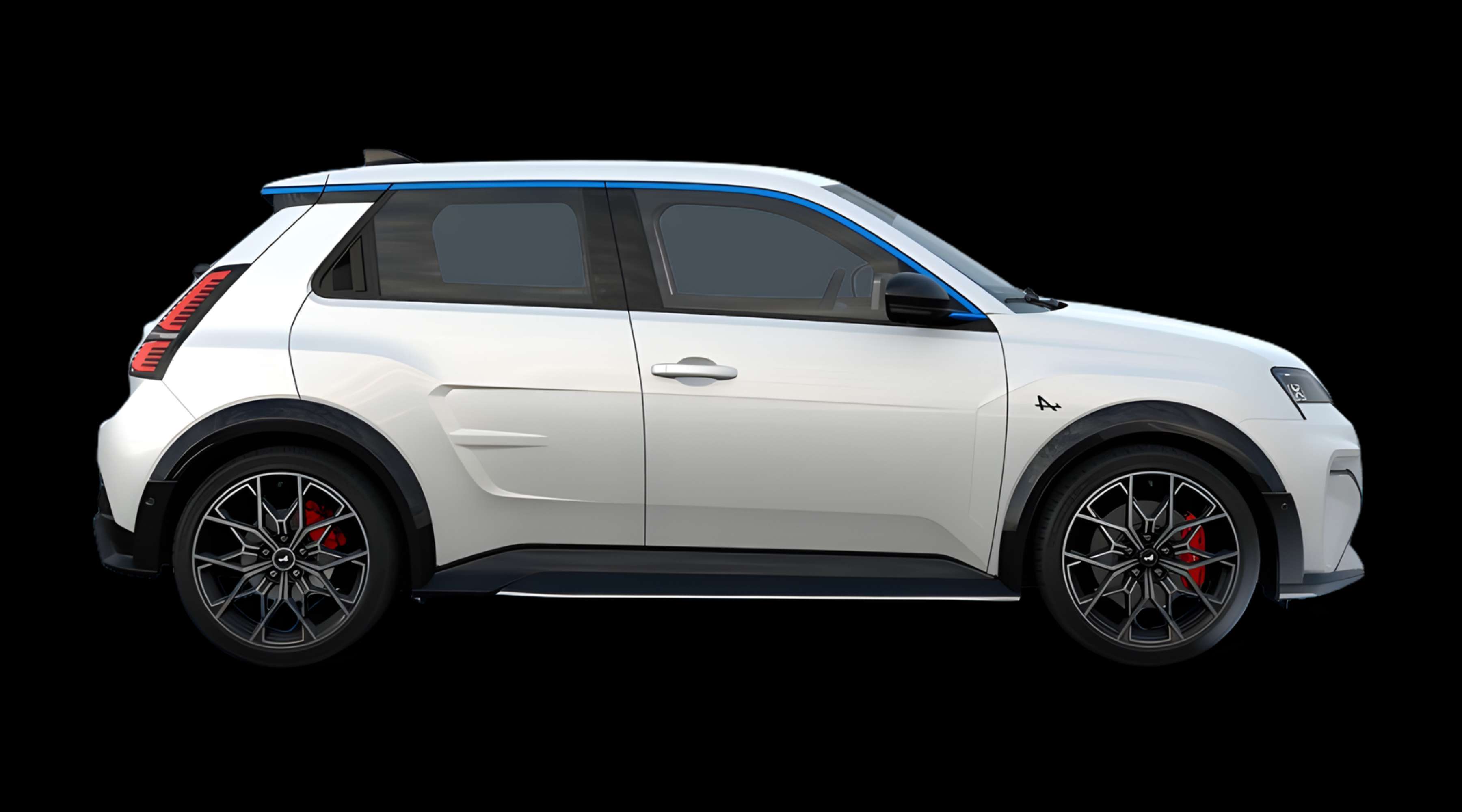 Seitenansicht eines Alpine A290