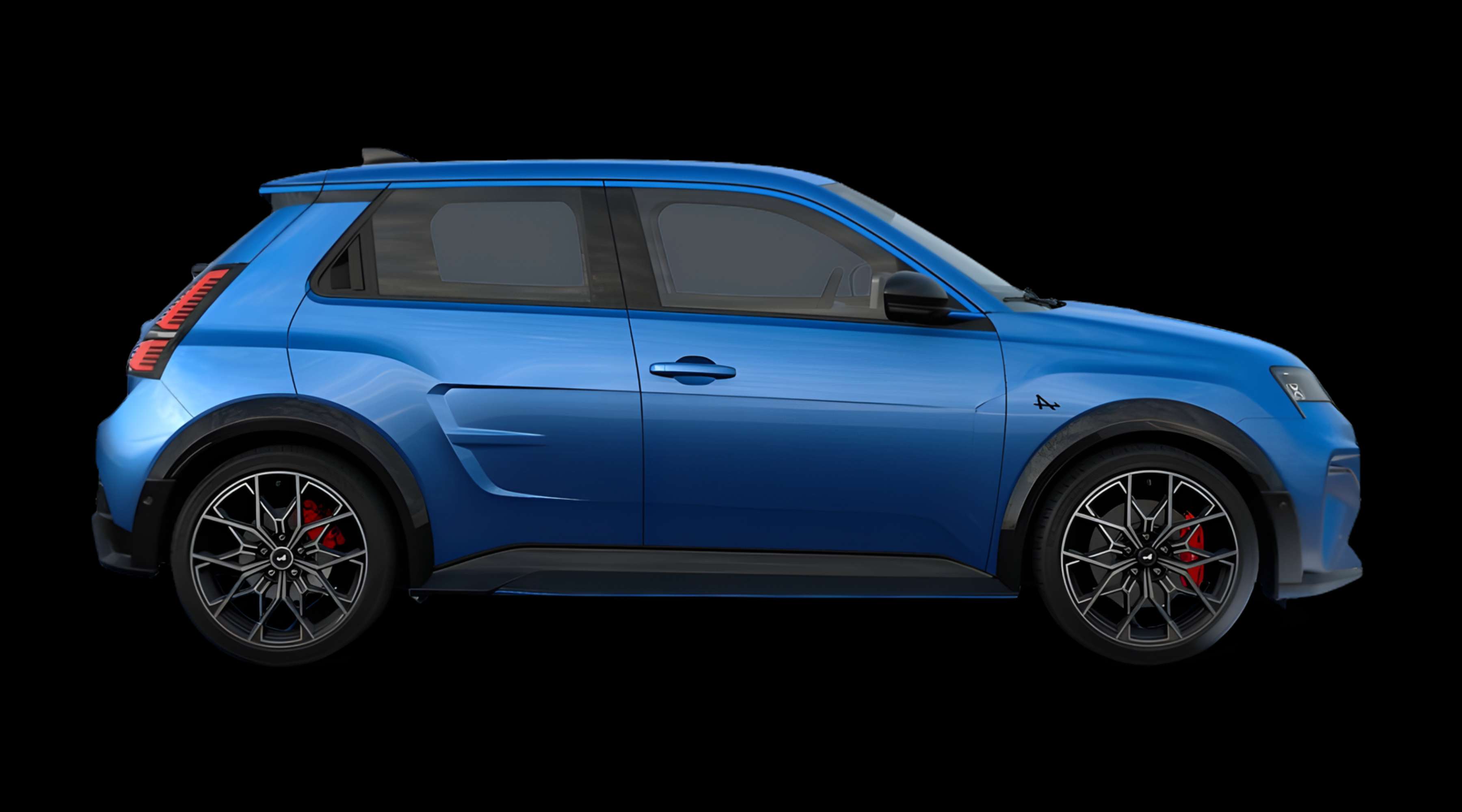 Seitenansicht eines Alpine A290