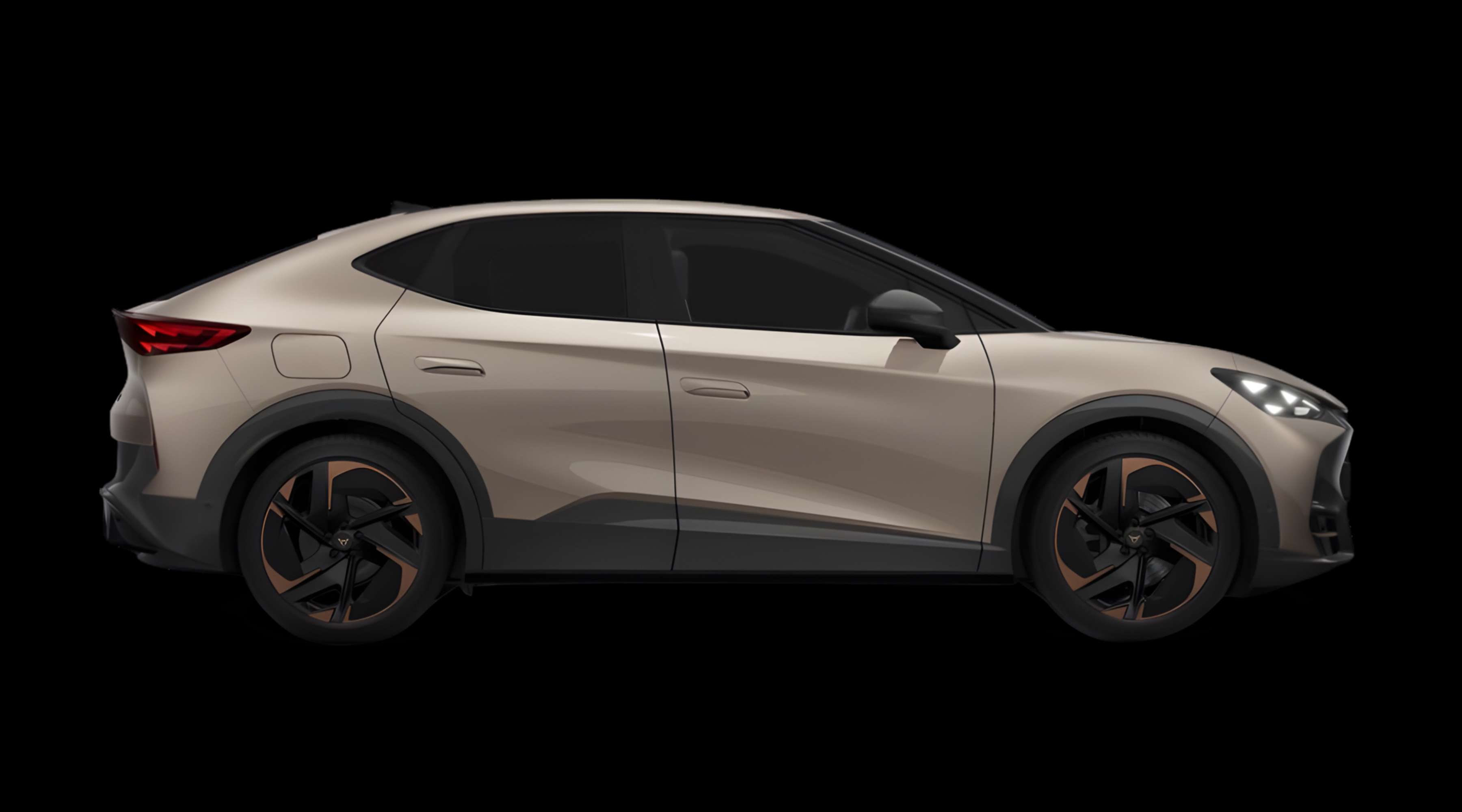 Seitenansicht eines CUPRA Tavascan