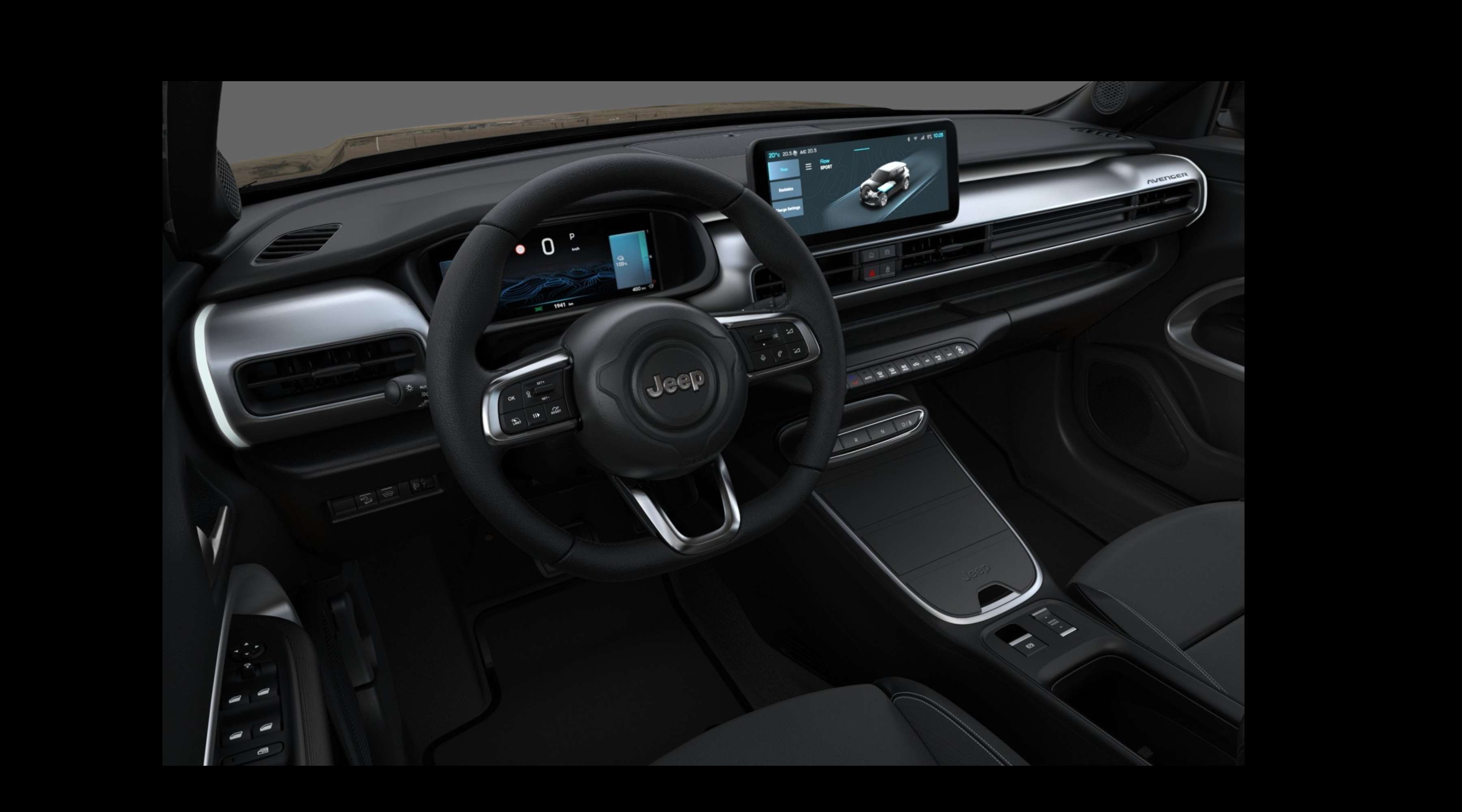 Armaturenbrett eines Jeep Avenger