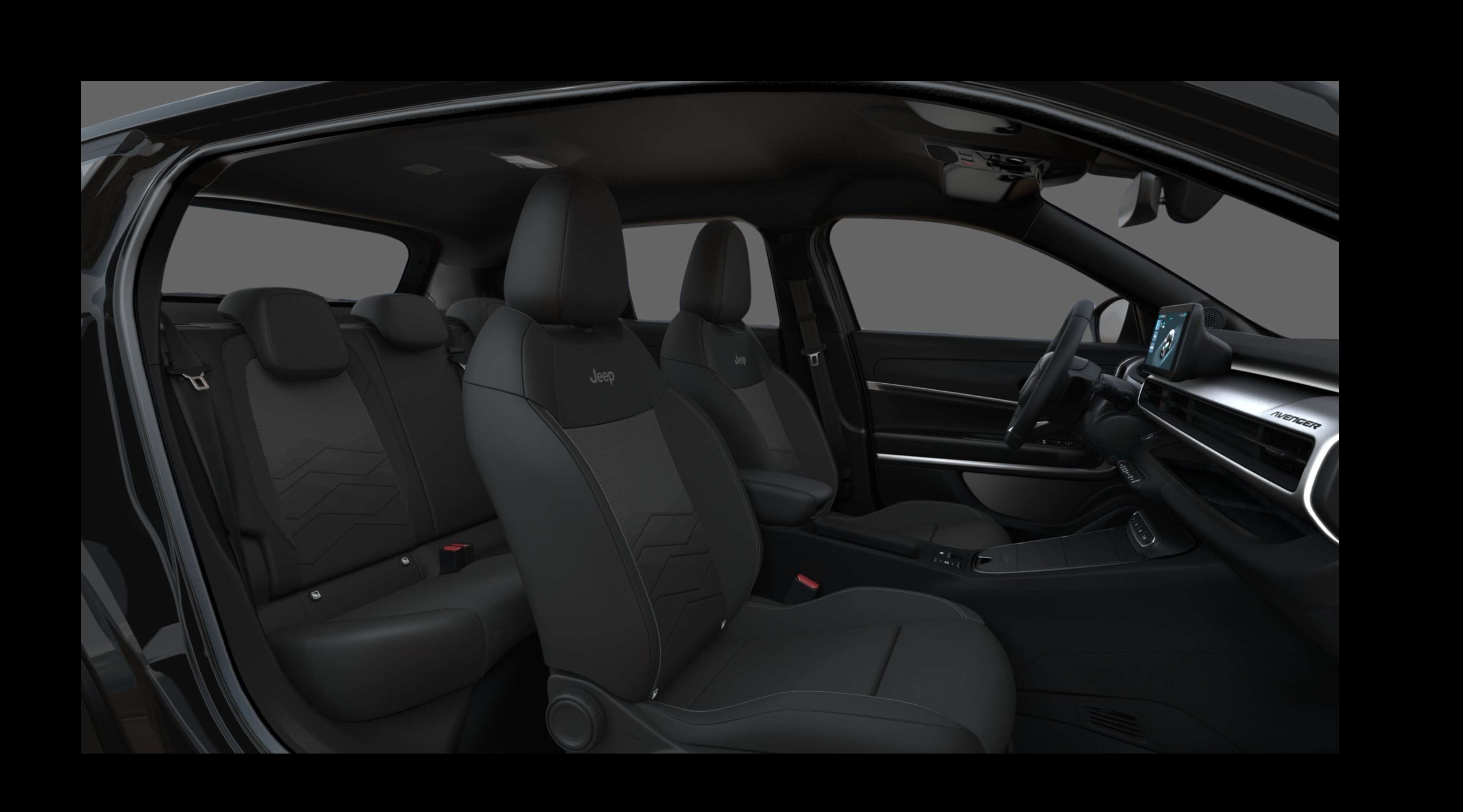 Rücksitzbank eines Jeep Avenger