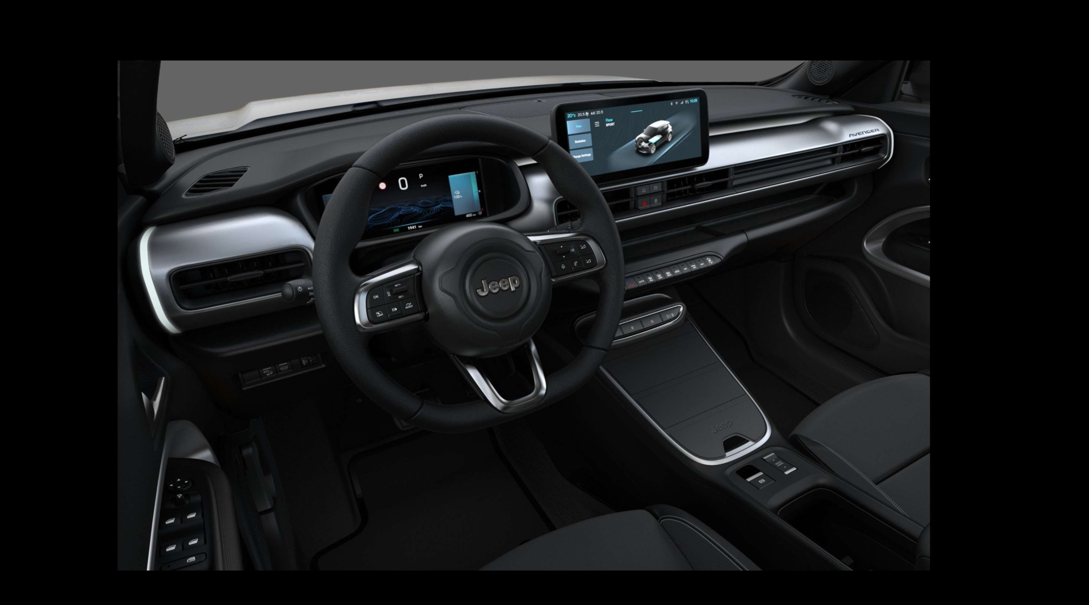 Armaturenbrett eines Jeep Avenger