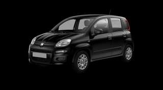 Schräge Frontansicht auf einen Fiat Pandina Pop, freigestellt