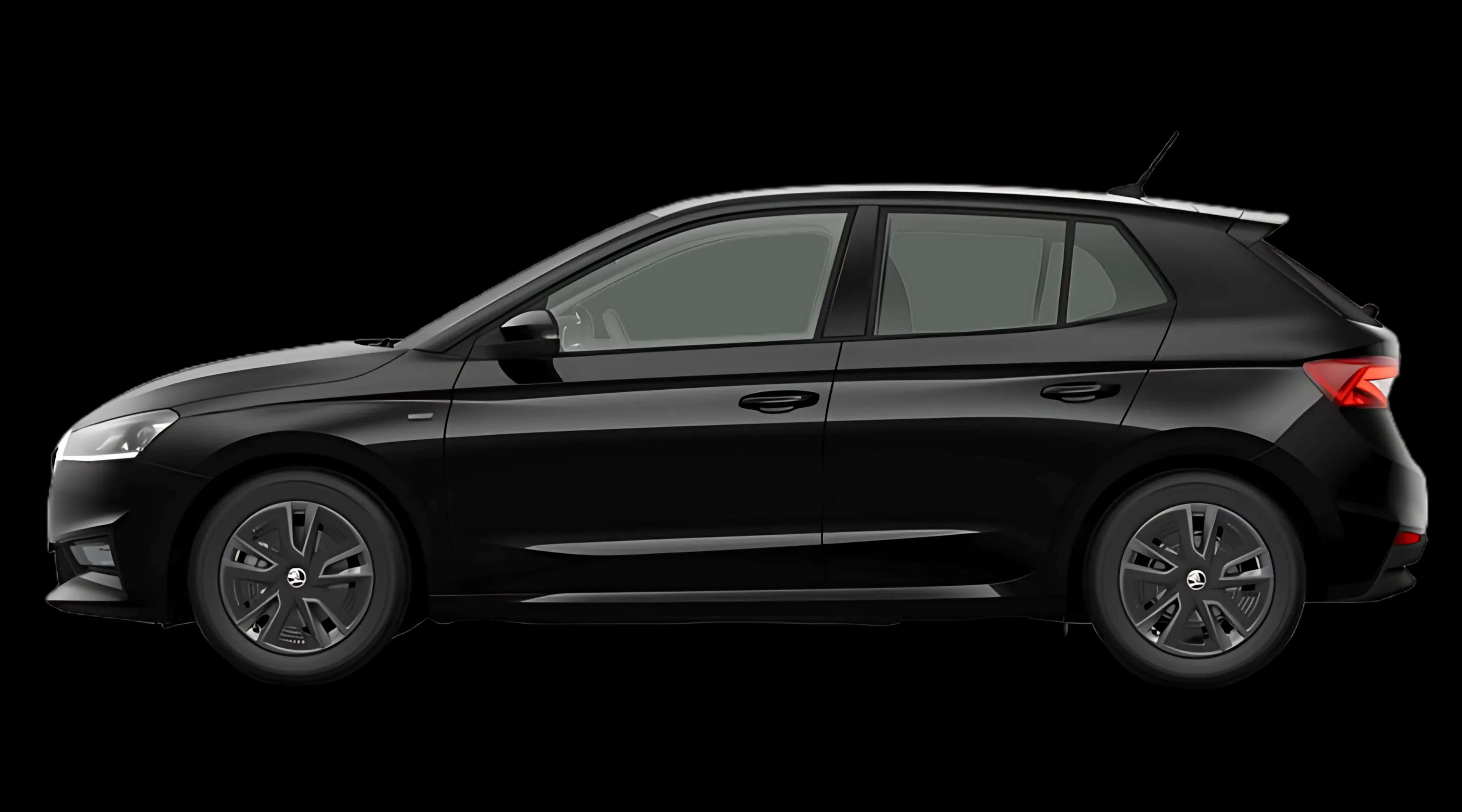 Seitenansicht eines Skoda Fabia