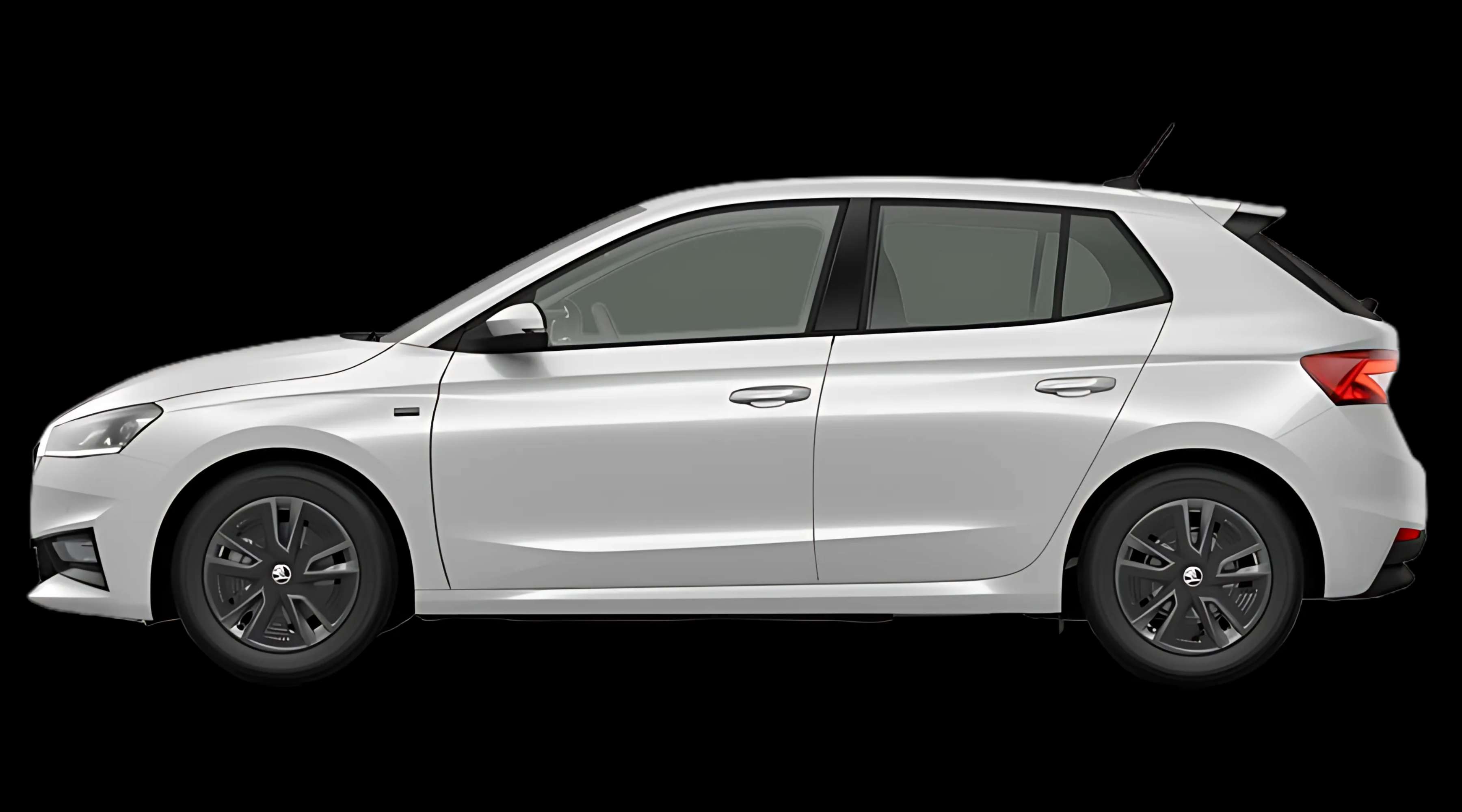 Seitenansicht eines Skoda Fabia