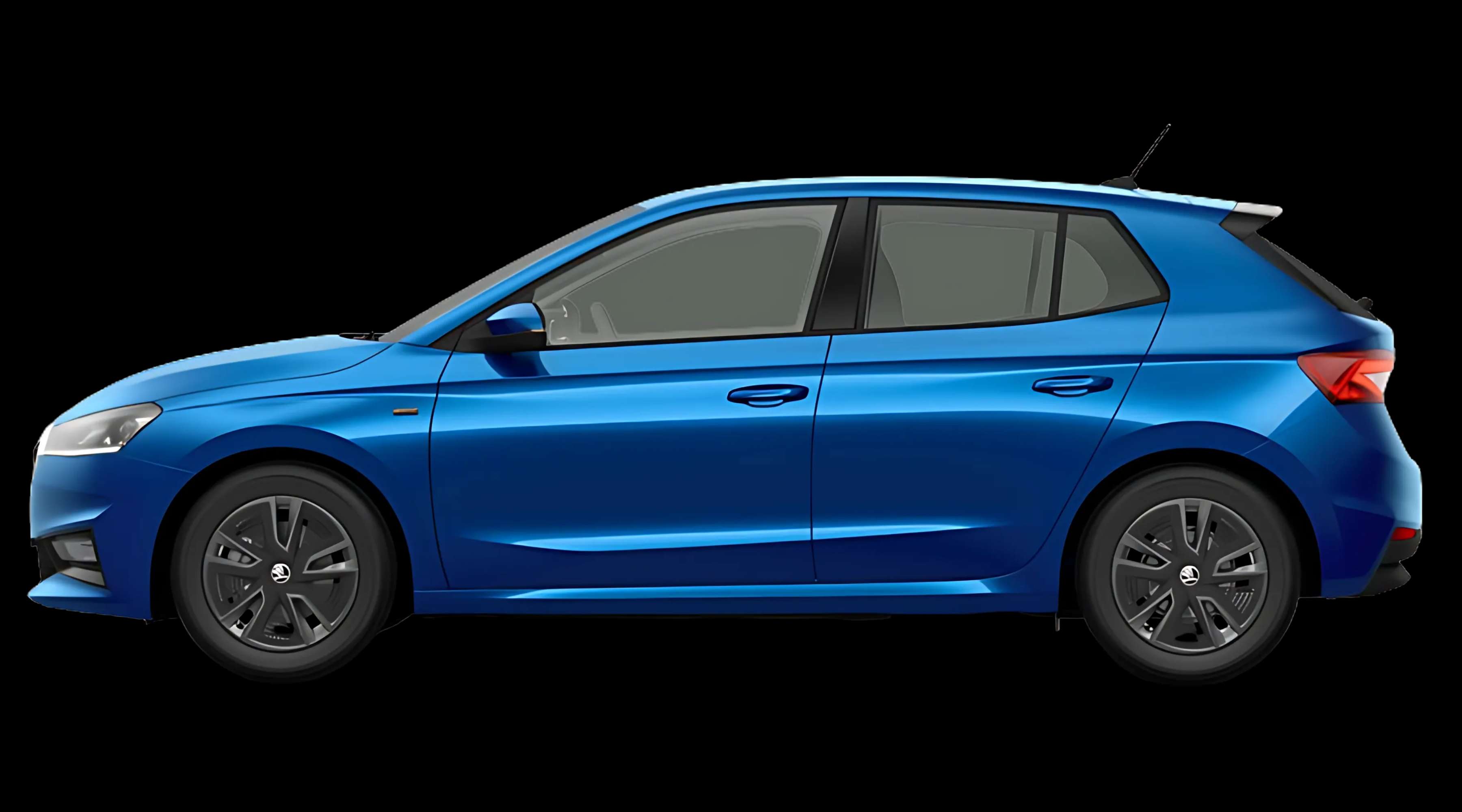 Seitenansicht eines Skoda Fabia