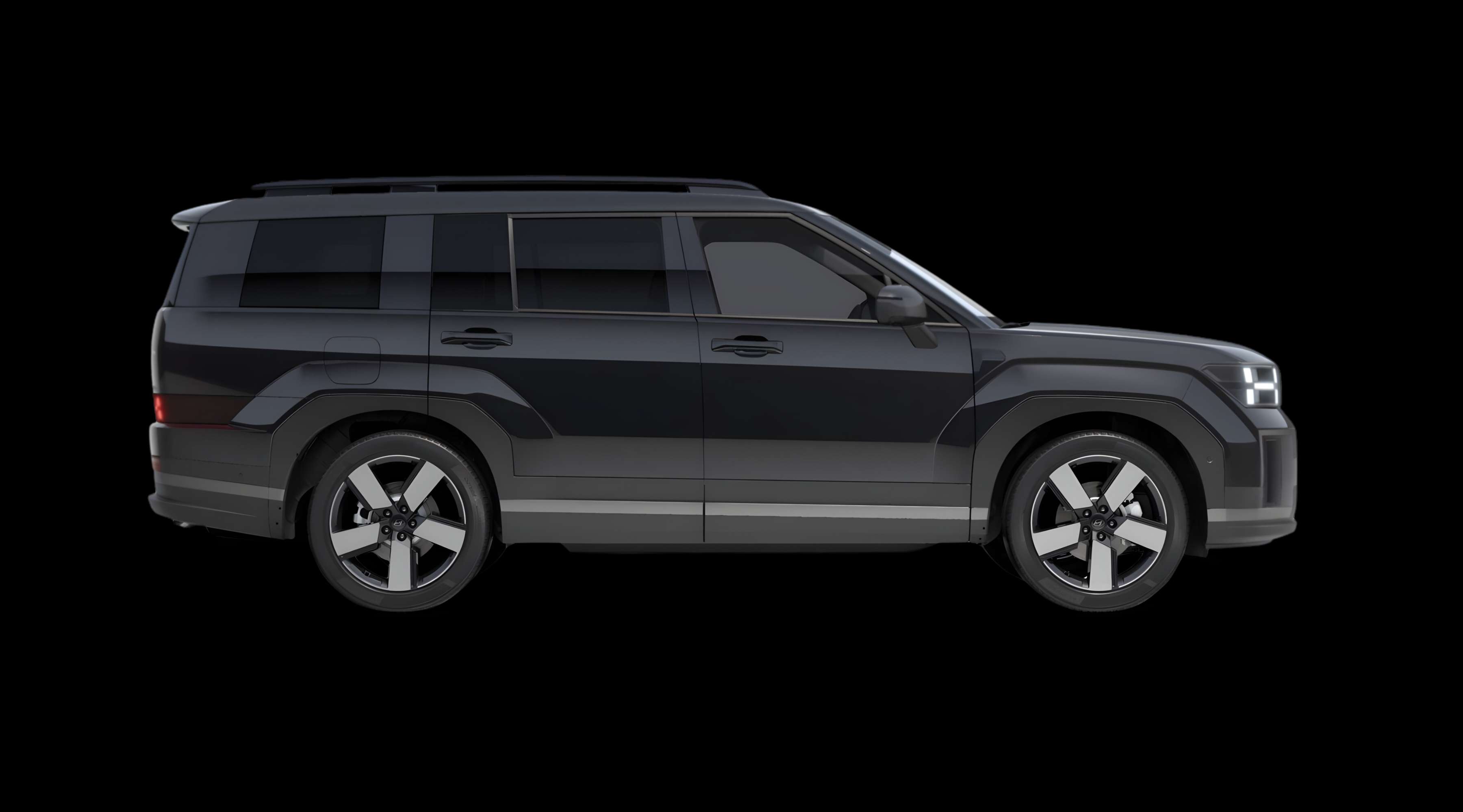 Seitenansicht eines Hyundai Santa Fe