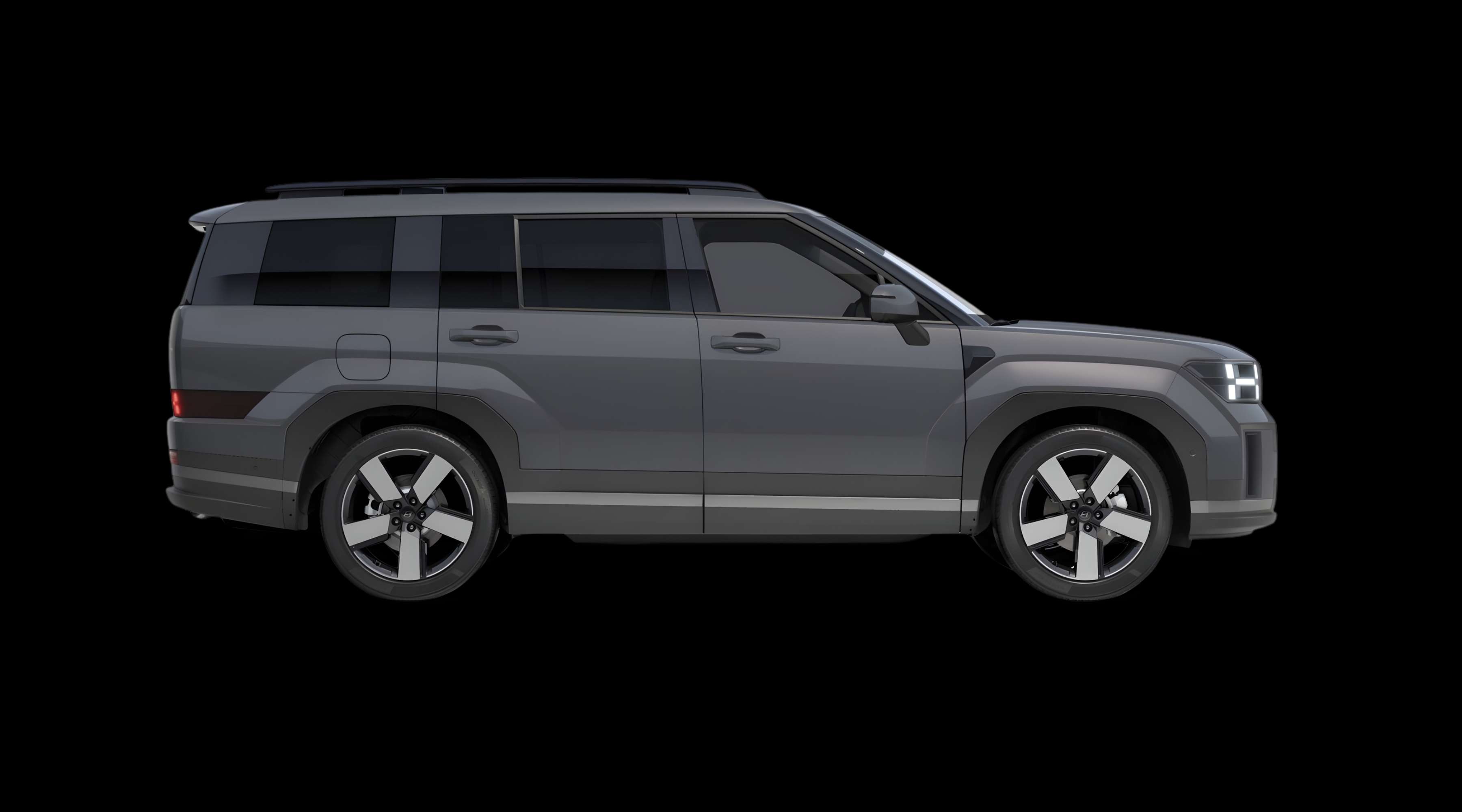 Seitenansicht eines Hyundai Santa Fe