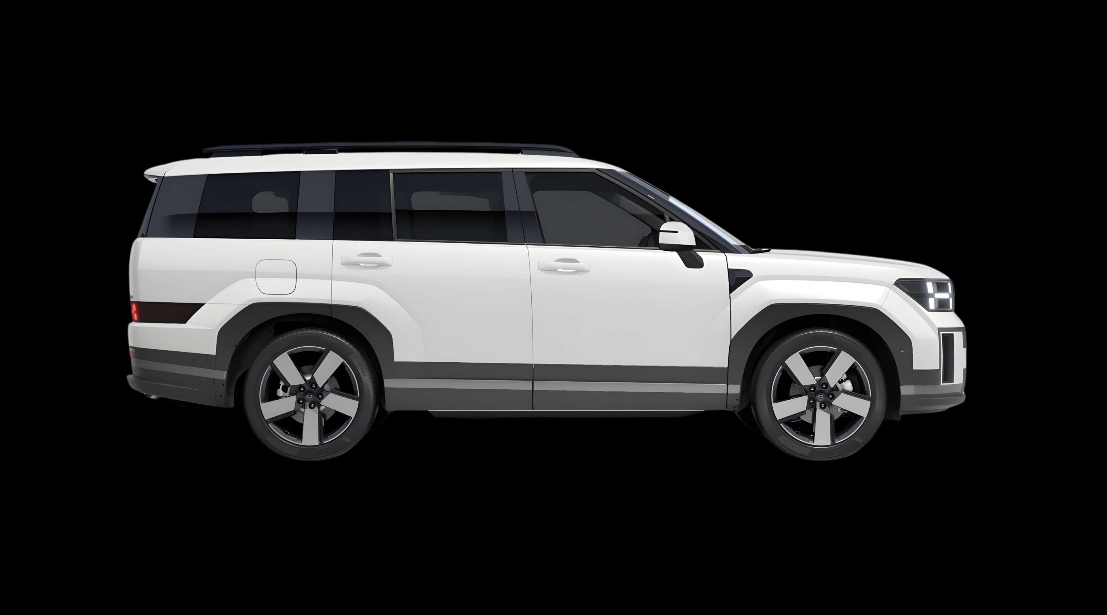 Seitenansicht eines Hyundai Santa Fe