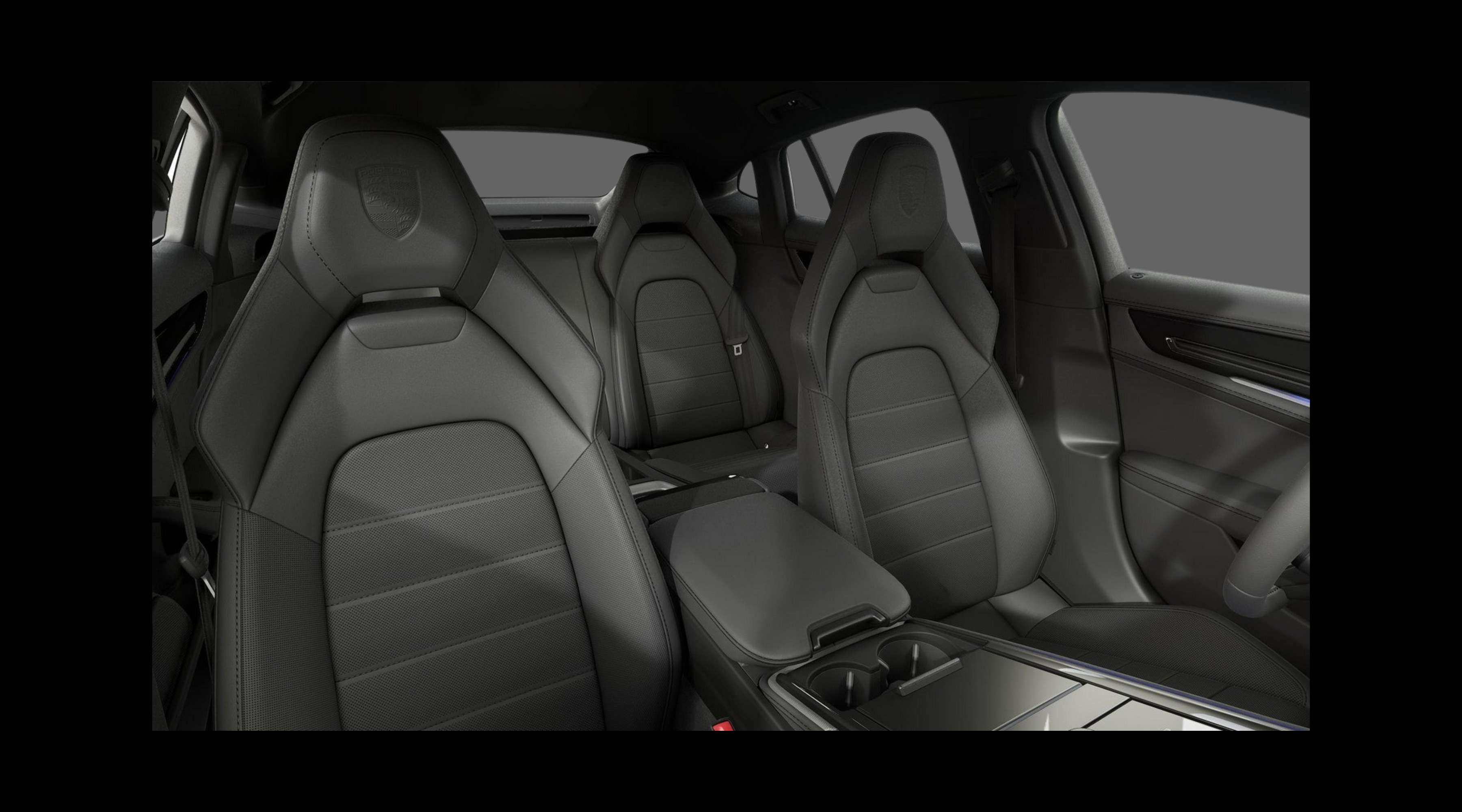 Vordersitze eines Porsche Panamera