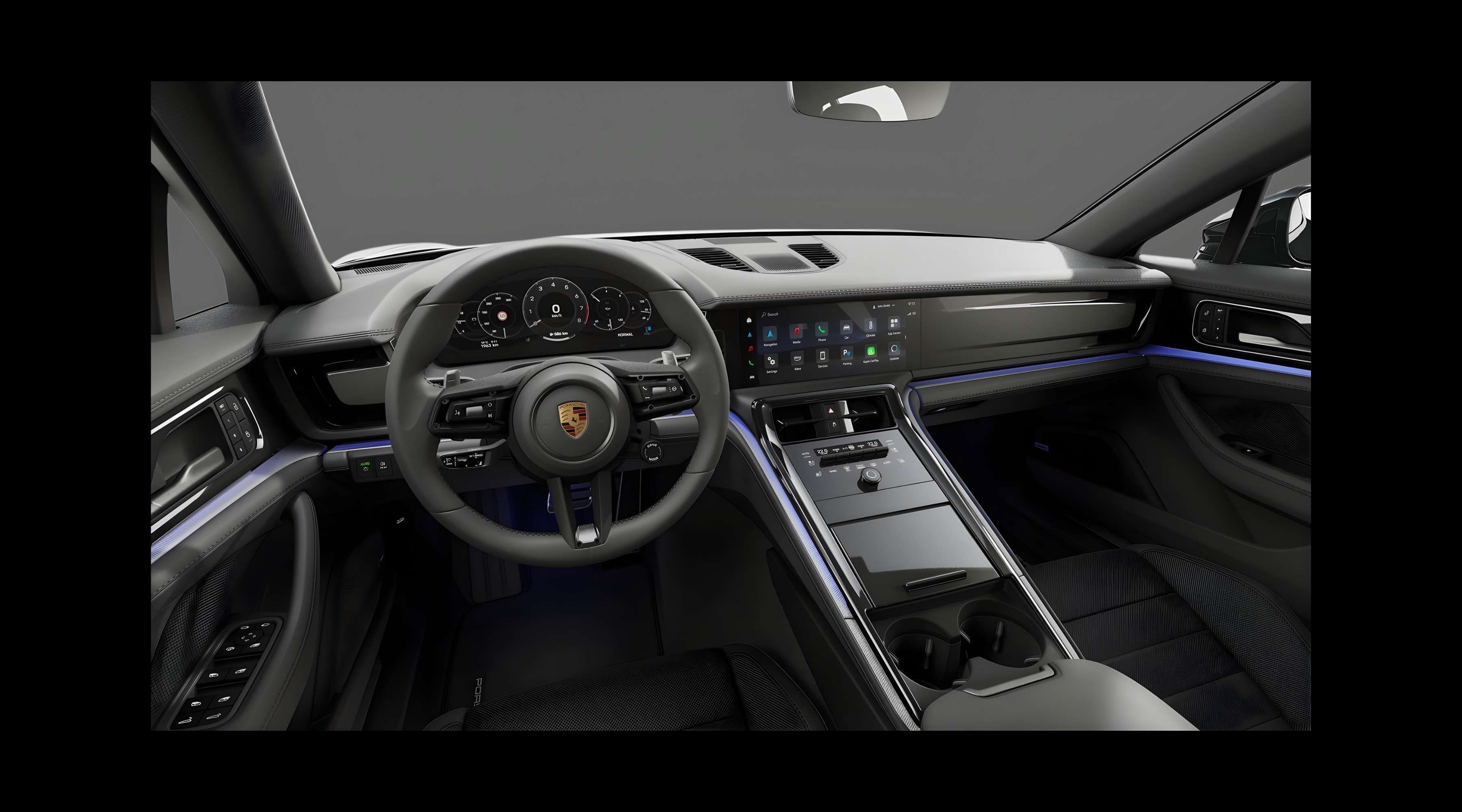 Armaturenbrett eines Porsche Panamera