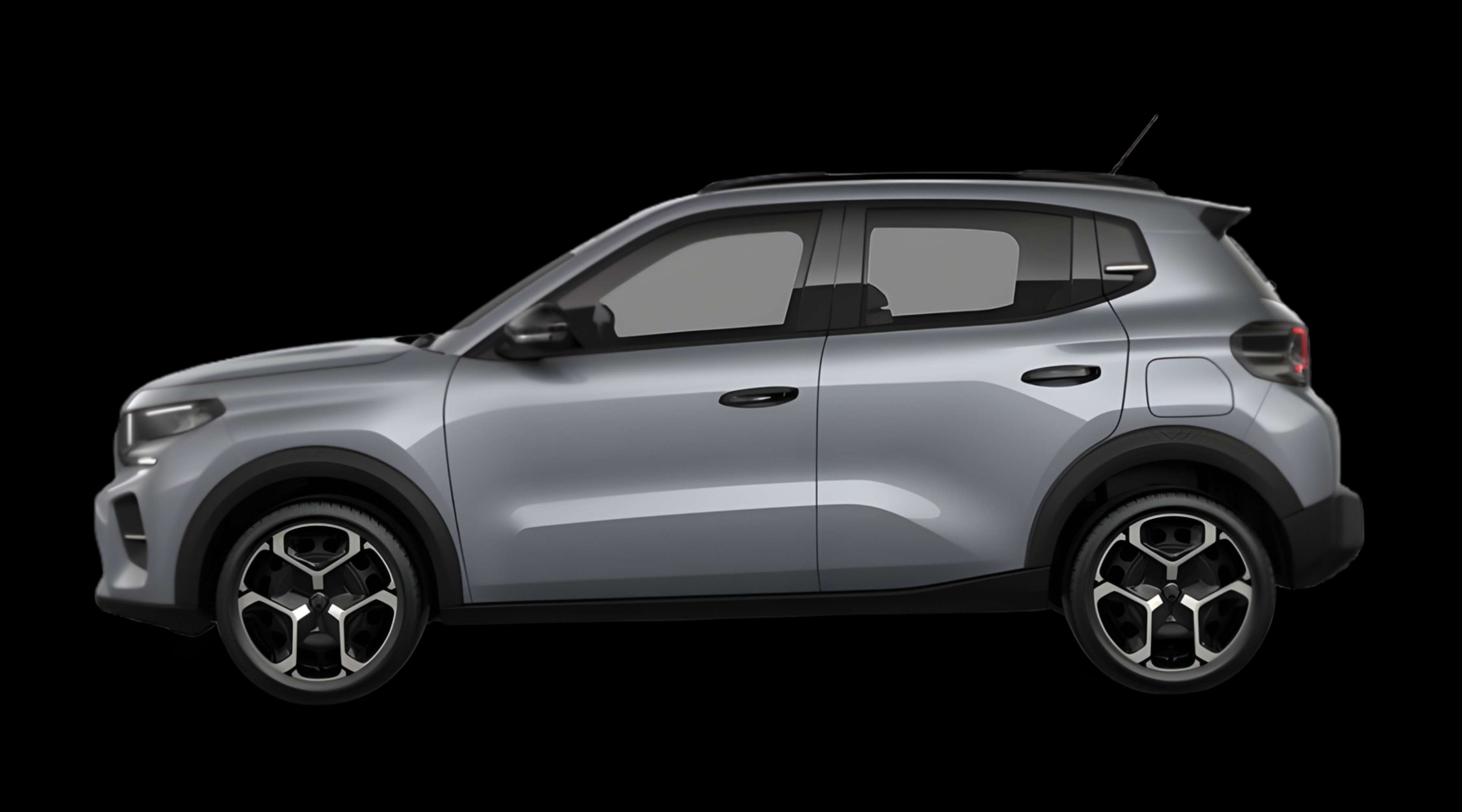 Seitenansicht eines Citroën C3