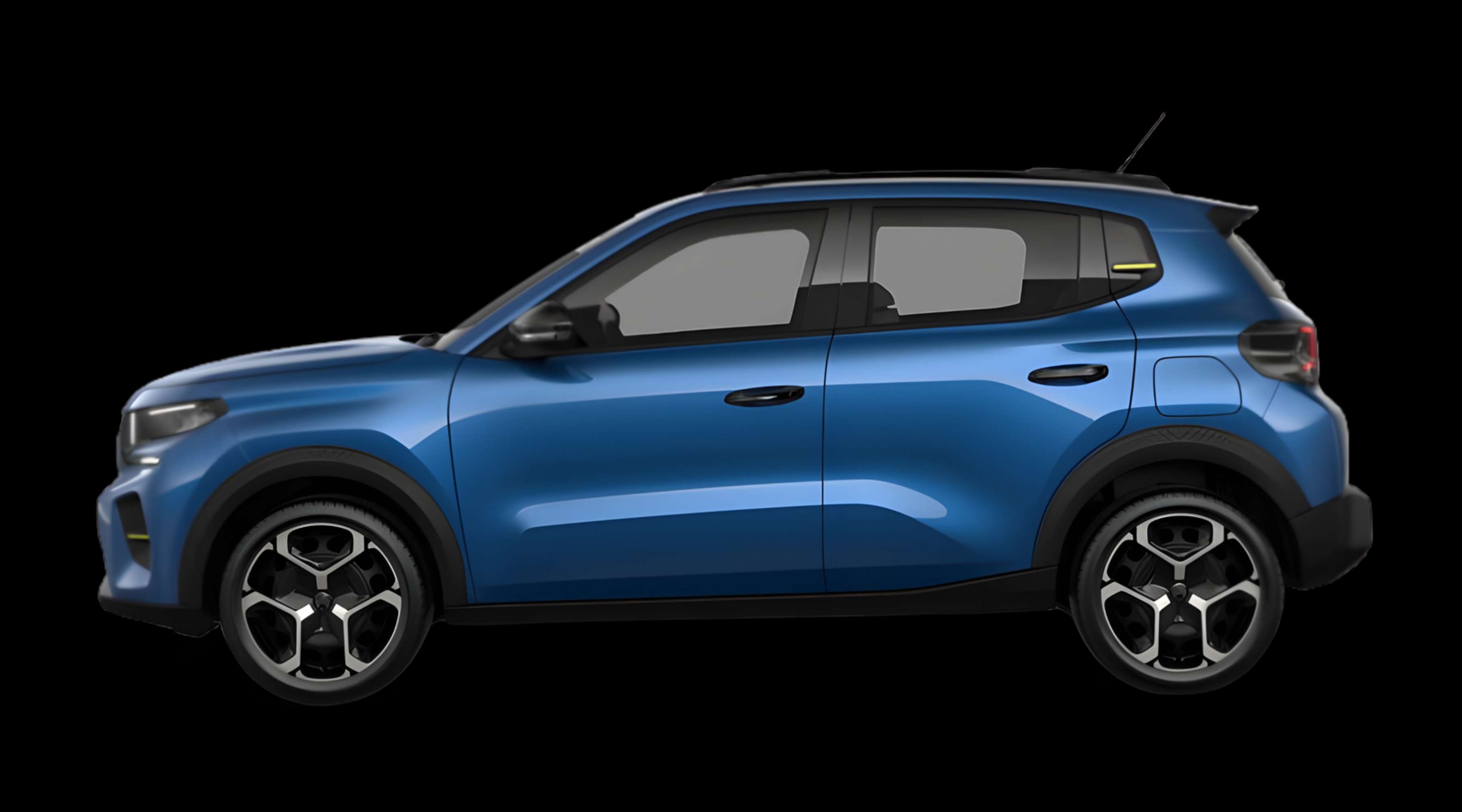 Seitenansicht eines Citroën C3