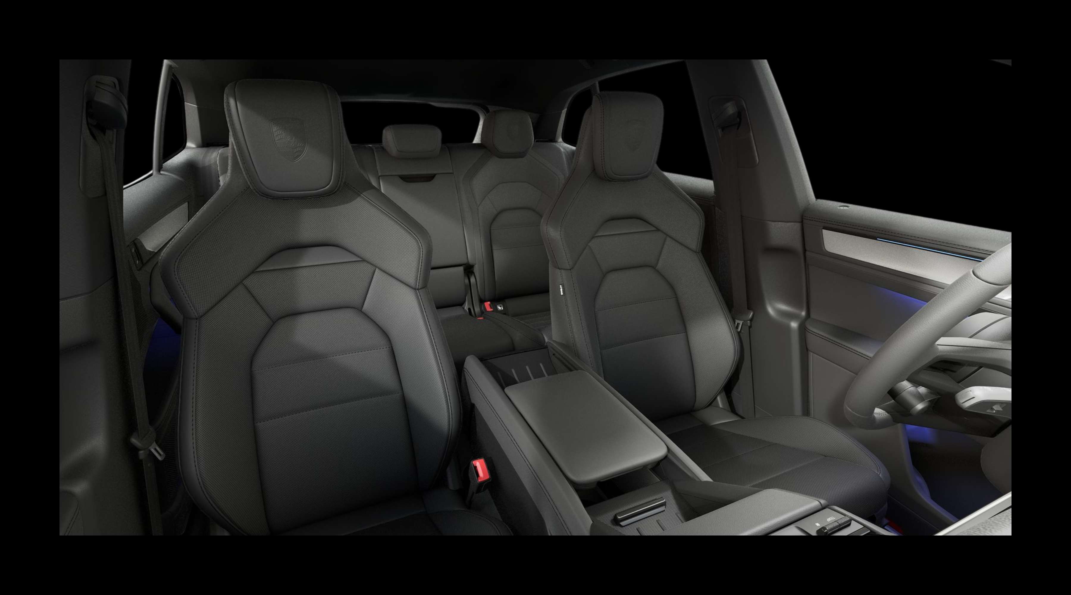 Vordersitze eines Porsche Cayenne