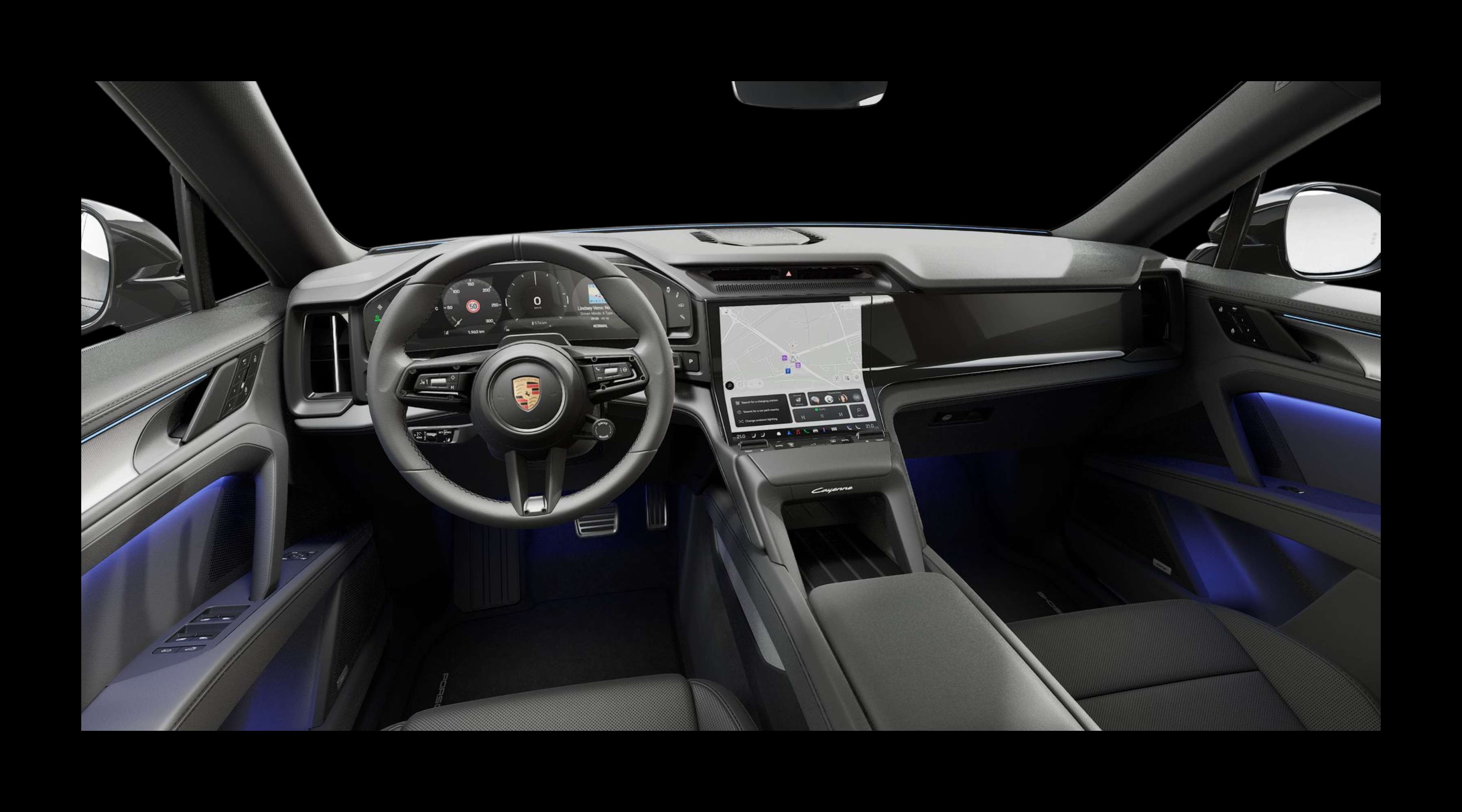 Armaturenbrett eines Porsche Cayenne