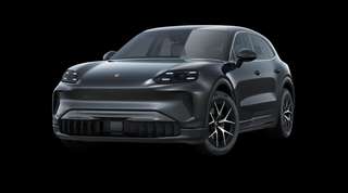 Schräge Frontansicht auf einen Porsche Cayenne , freigestellt