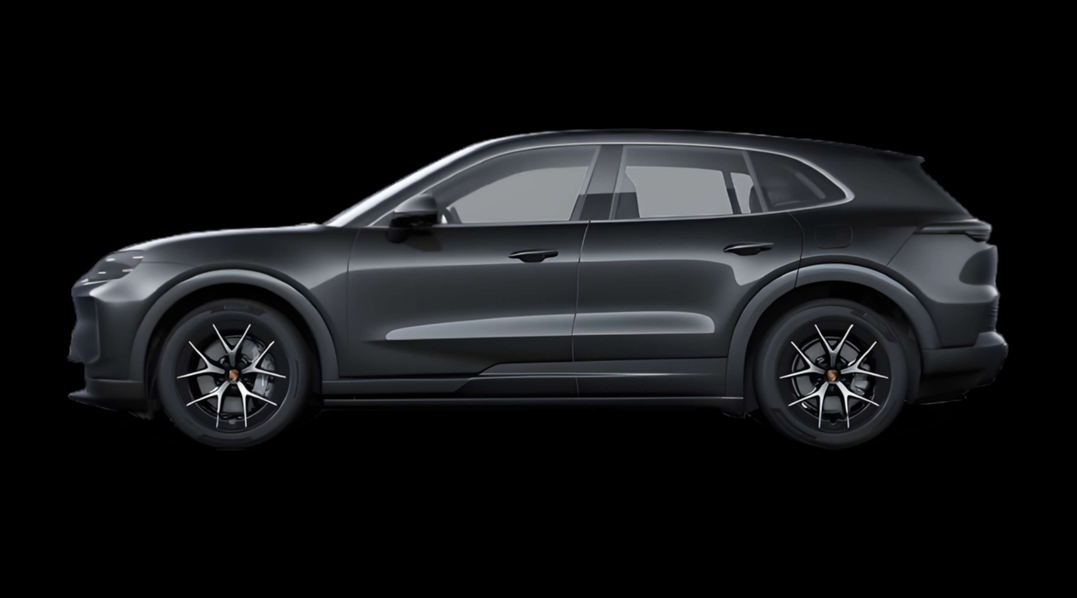 Seitenansicht eines Porsche Cayenne