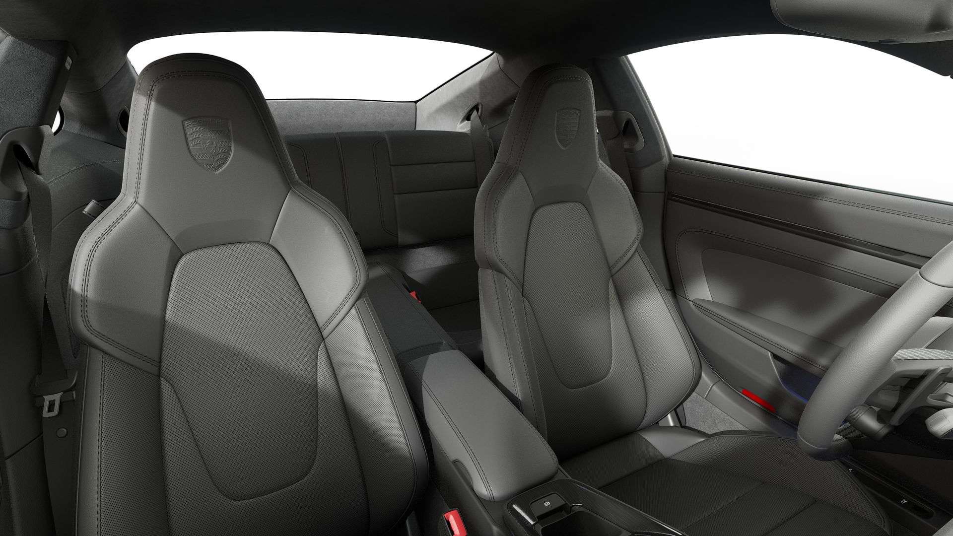 Vordersitze eines Porsche 911