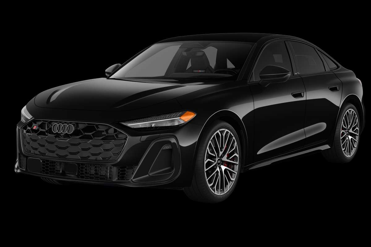 Schräge Frontansicht eines Audi S5, freigestellt