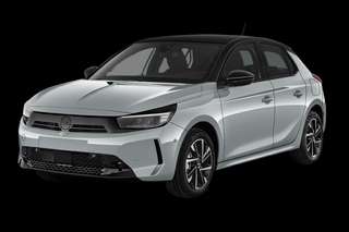 Schräge Frontansicht auf einen Opel Corsa Edition, freigestellt