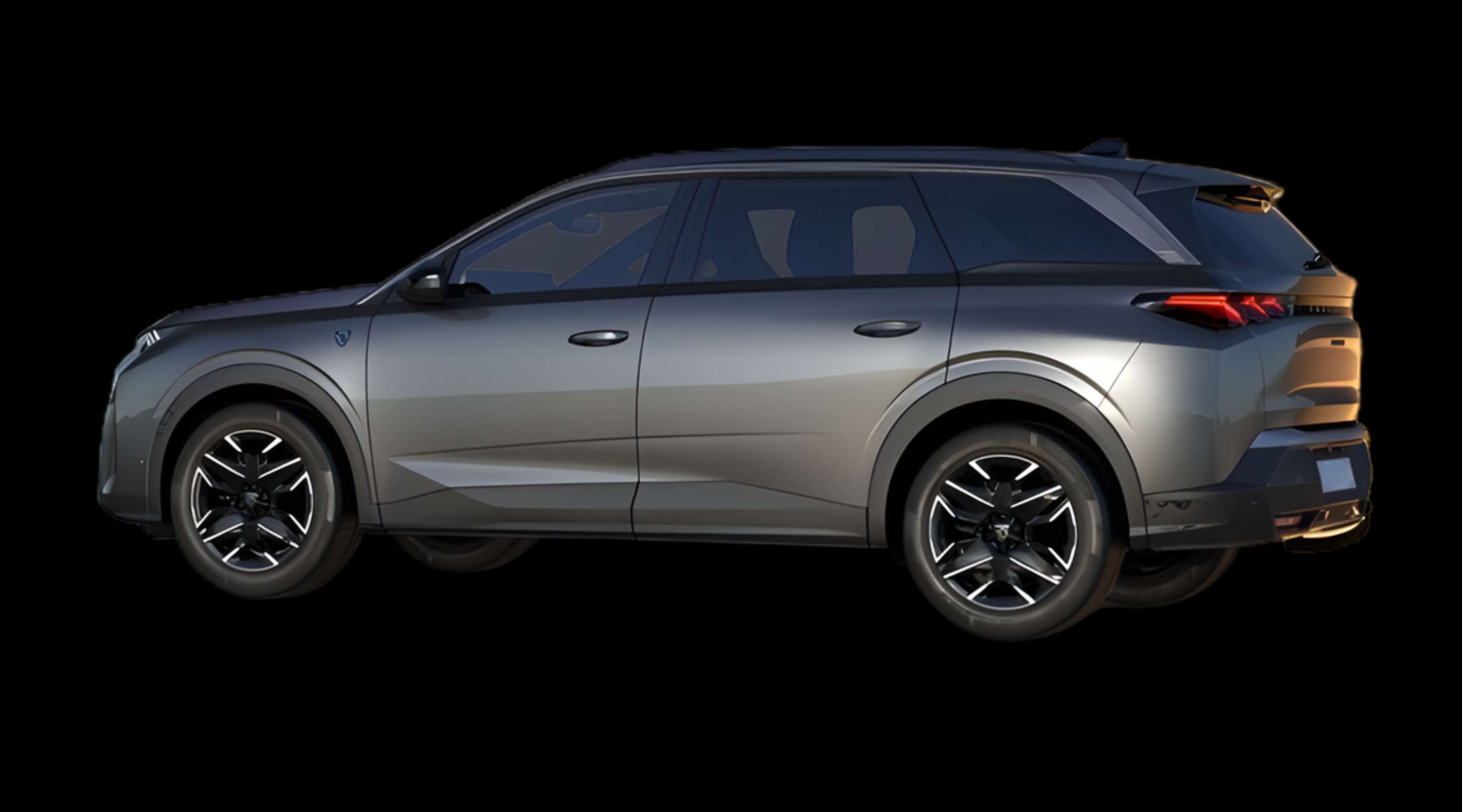 Seitenansicht eines Peugeot 5008