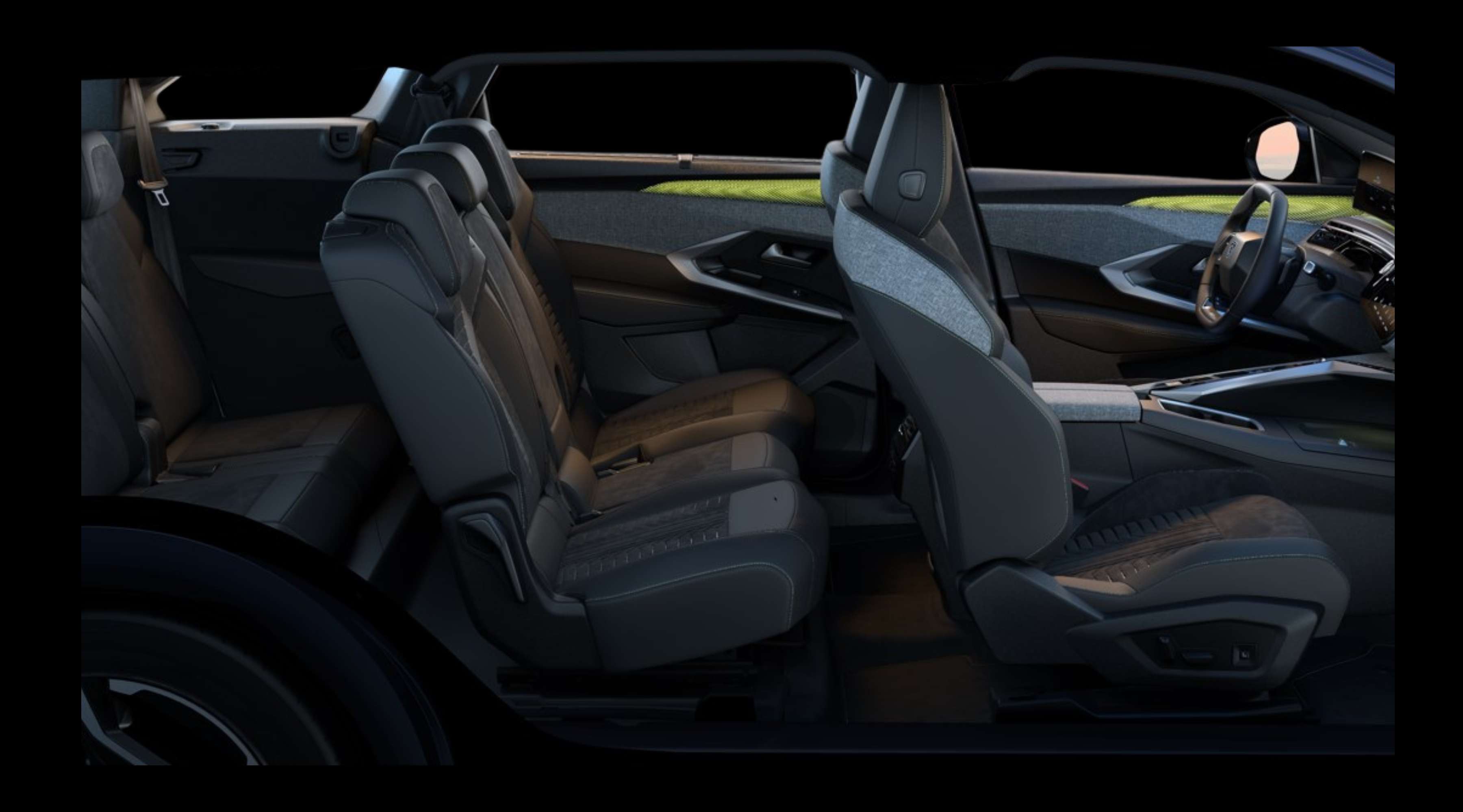Rücksitzbank eines Peugeot 5008