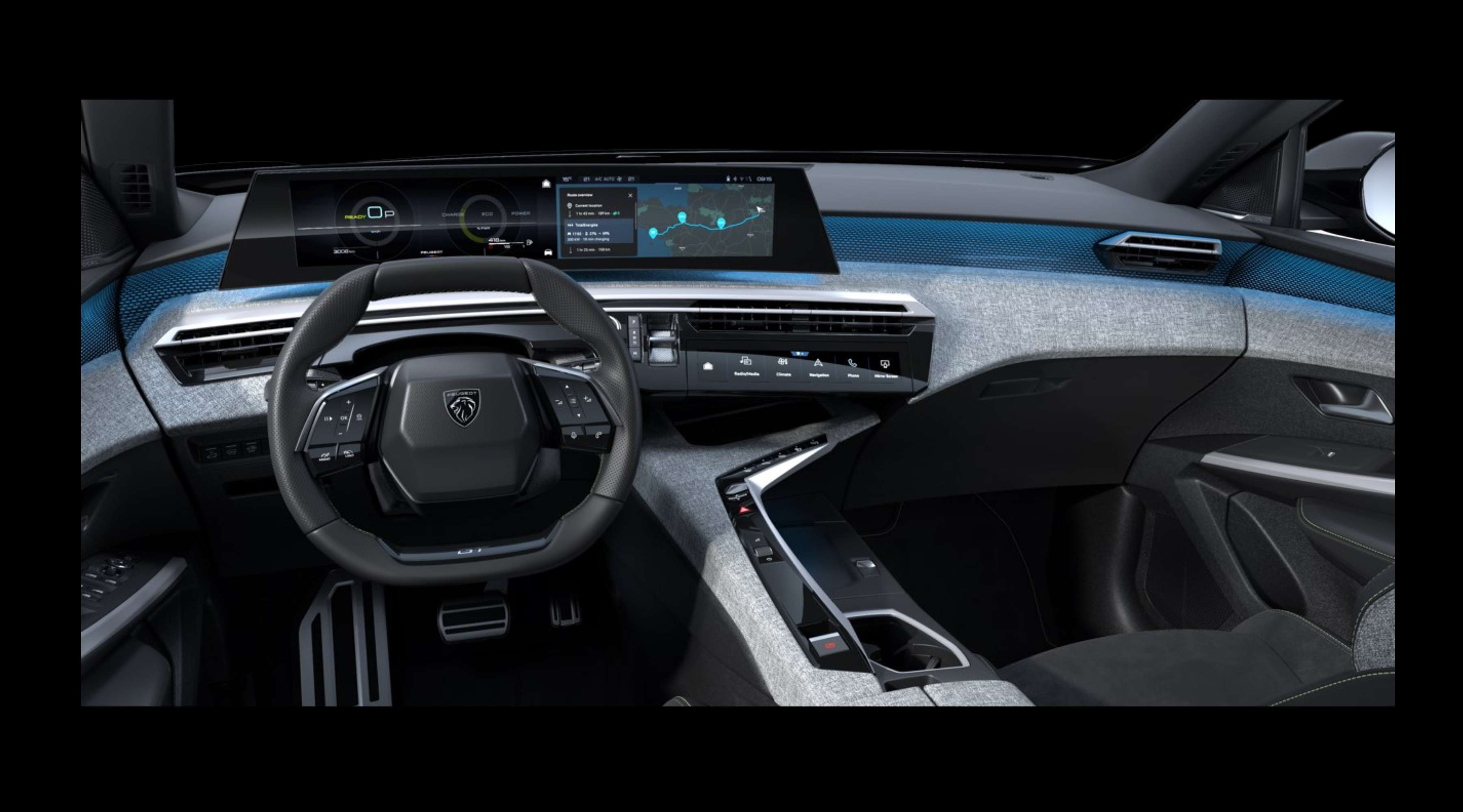 Armaturenbrett eines Peugeot 3008