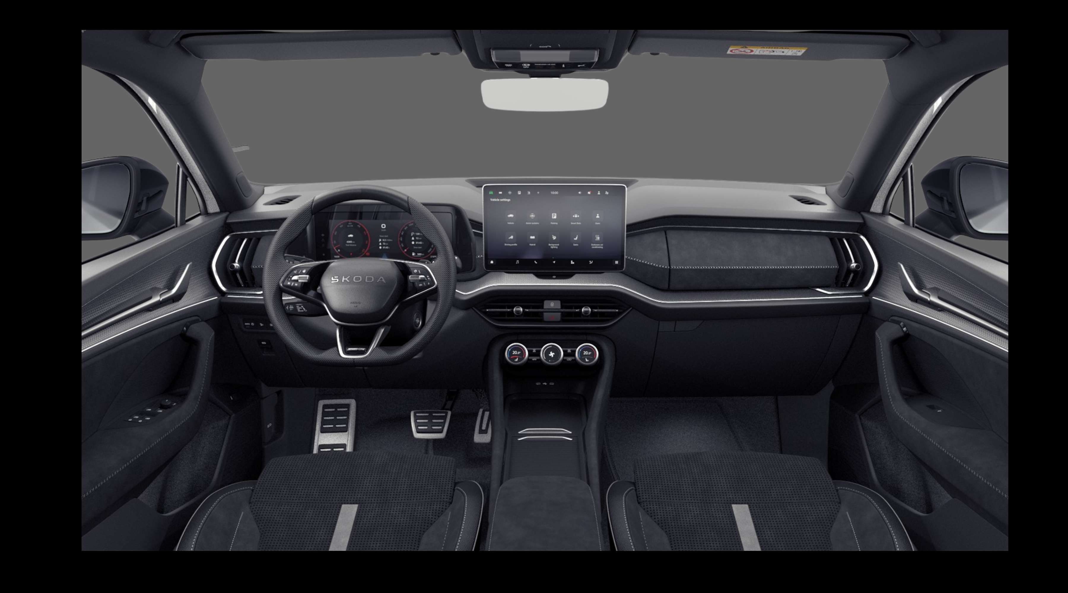 Armaturenbrett eines Skoda Kodiaq