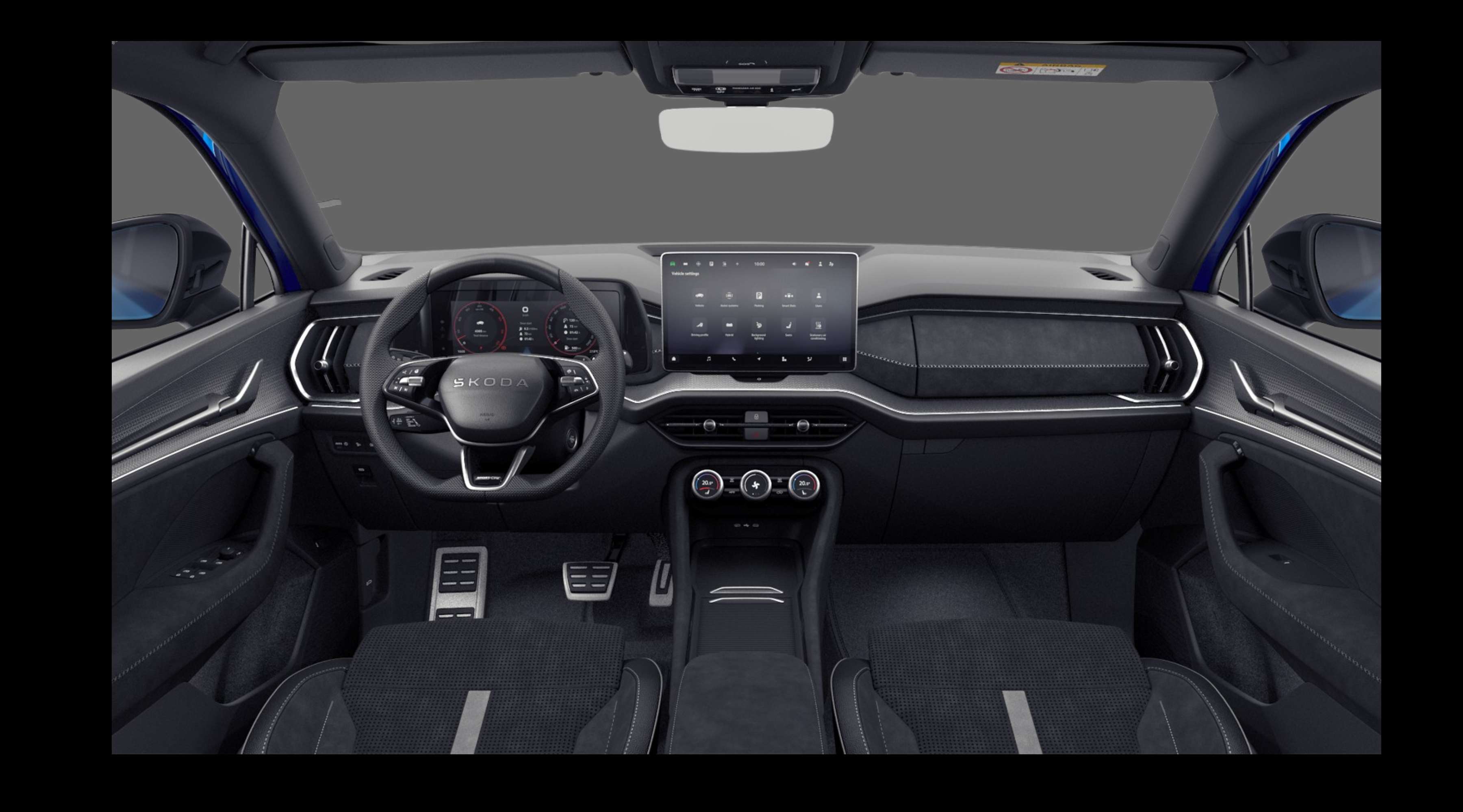 Armaturenbrett eines Skoda Kodiaq