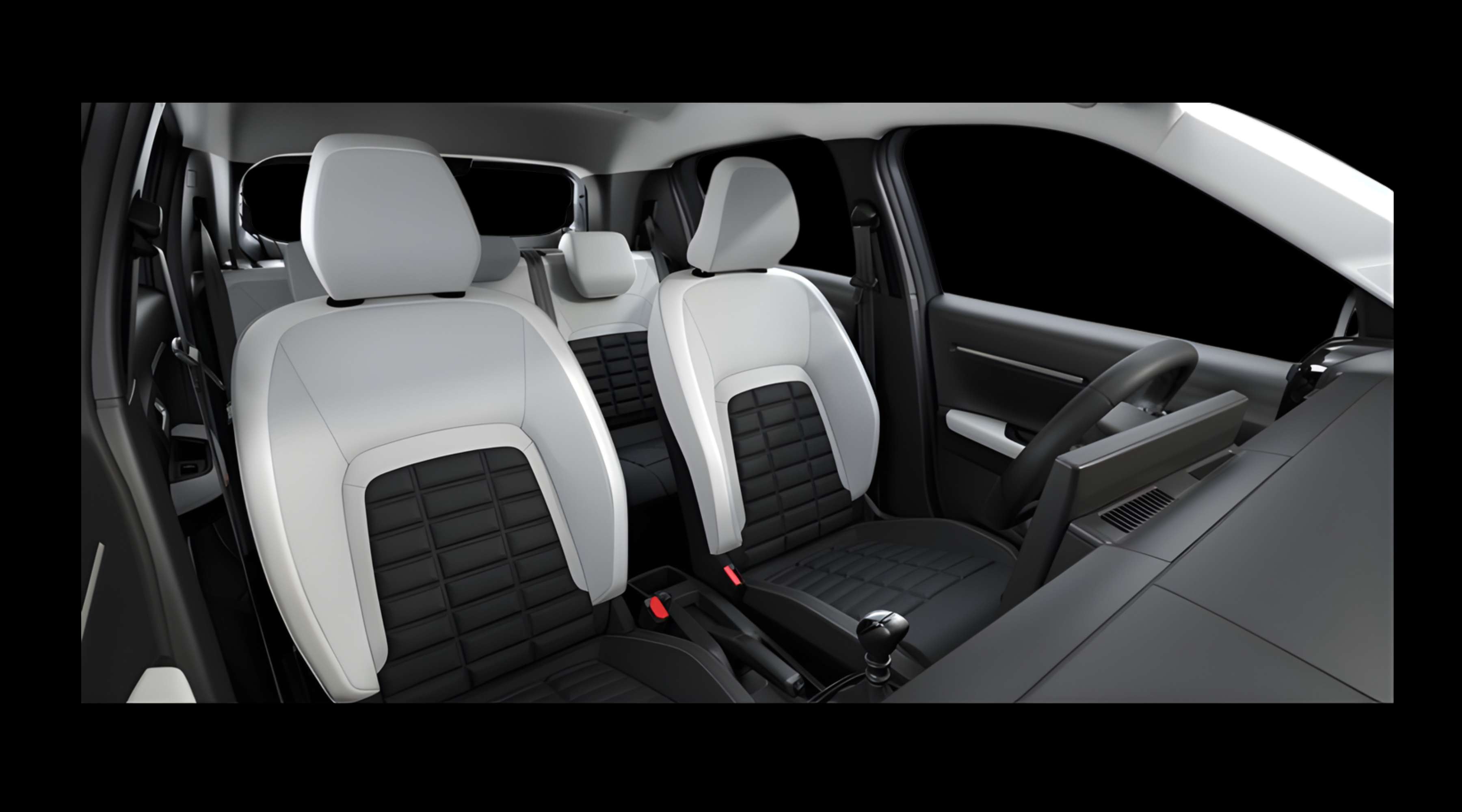 Rücksitzbank eines Citroën C3