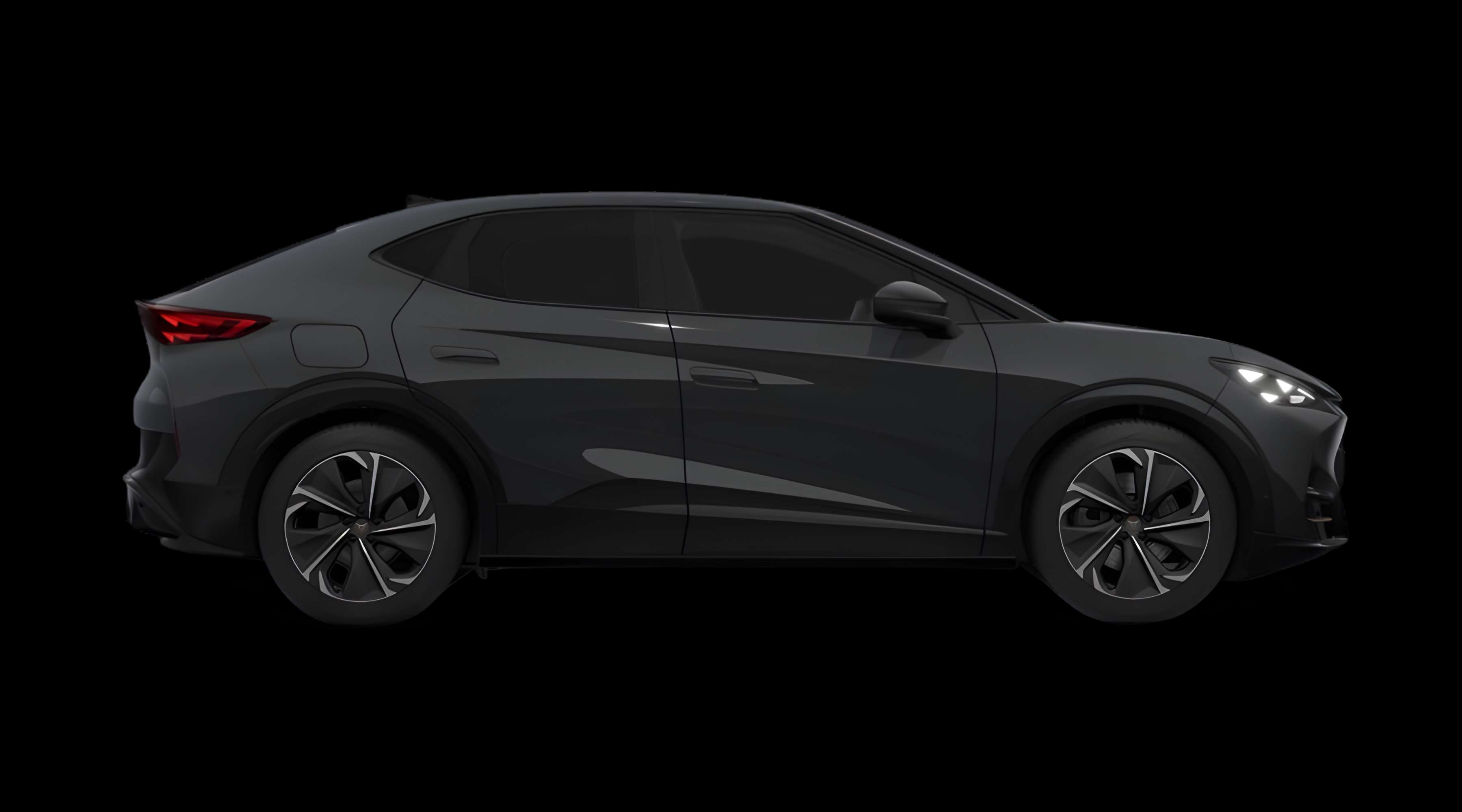 Seitenansicht eines CUPRA Tavascan