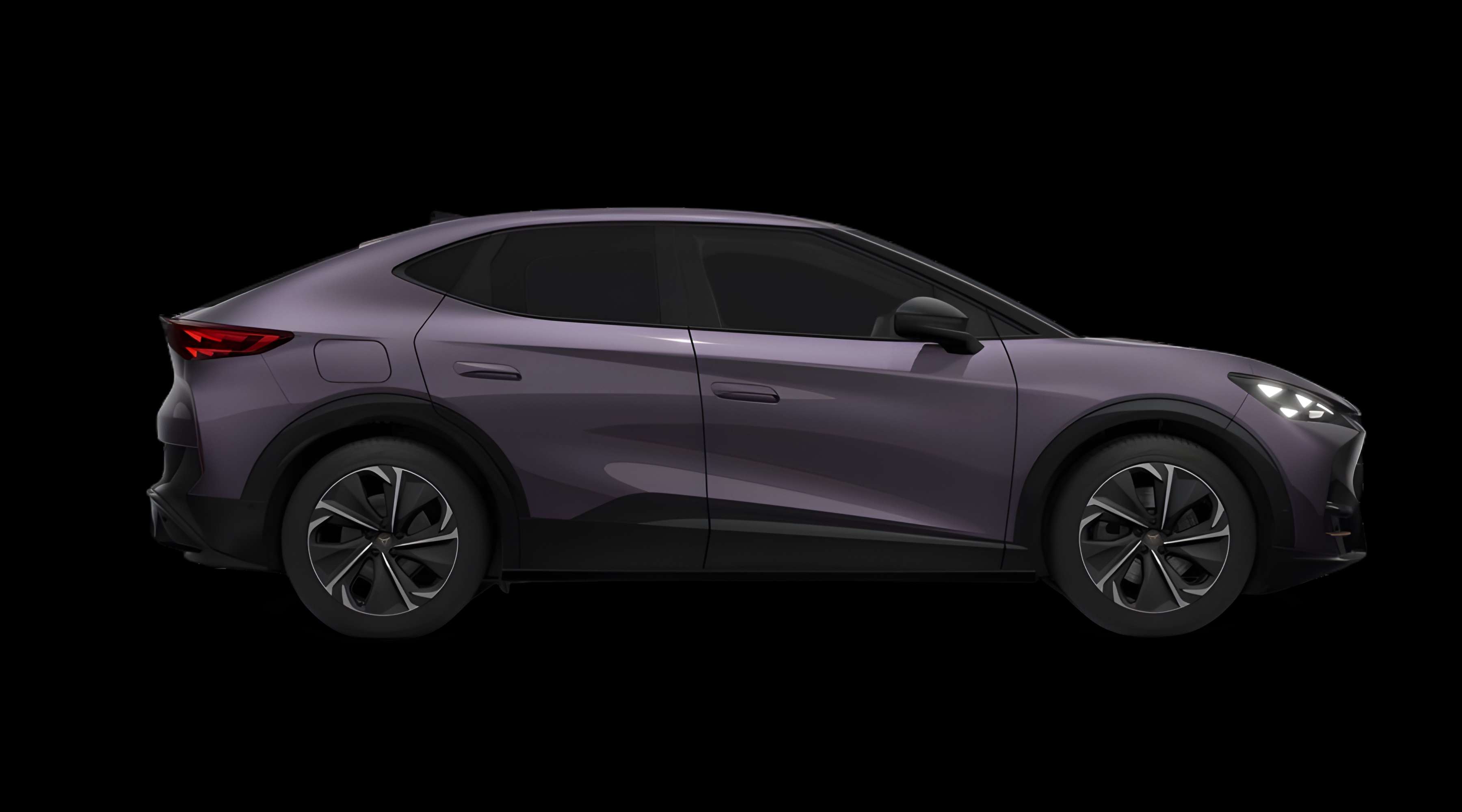 Seitenansicht eines CUPRA Tavascan